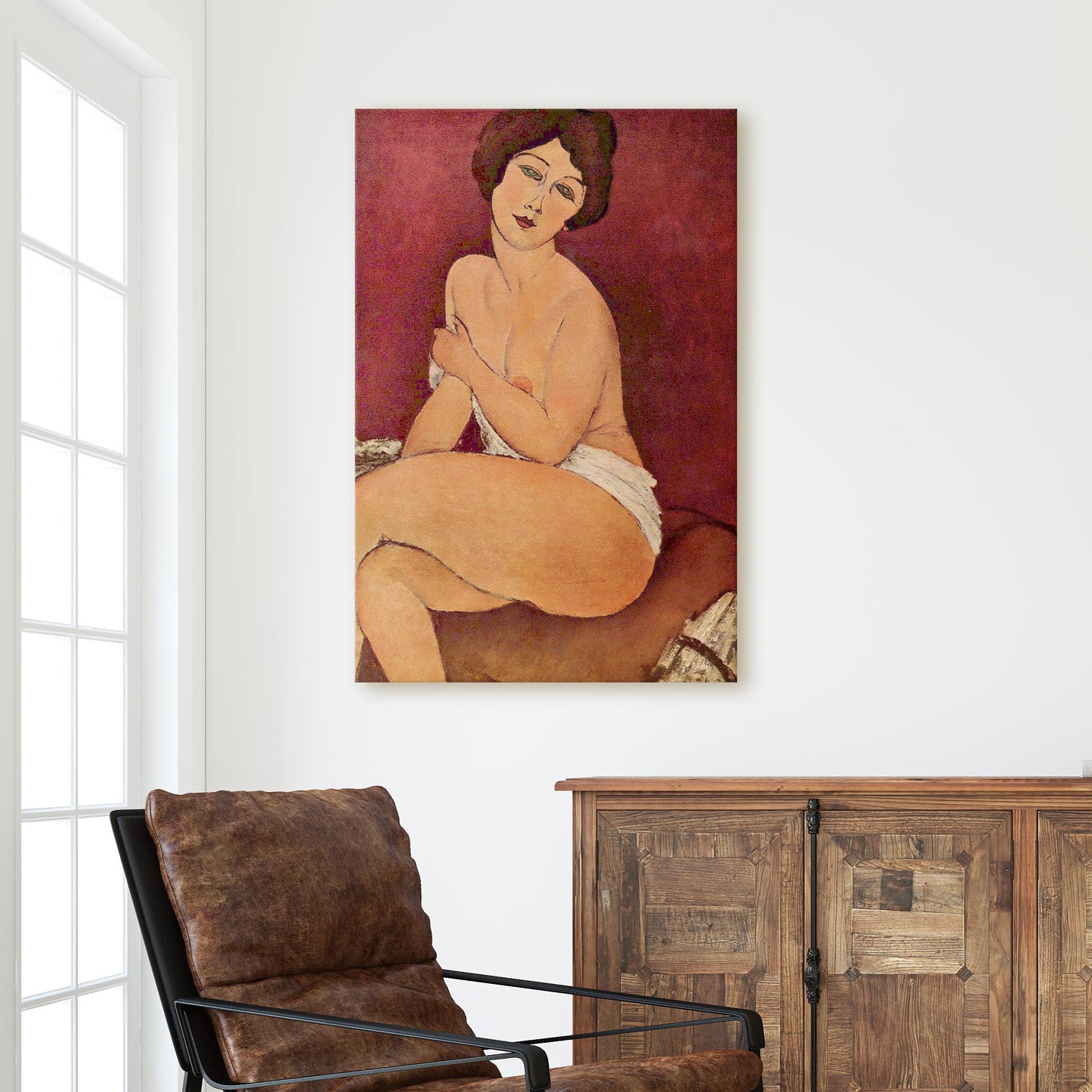 Large Seated Nude - Amedeo Modigliani
