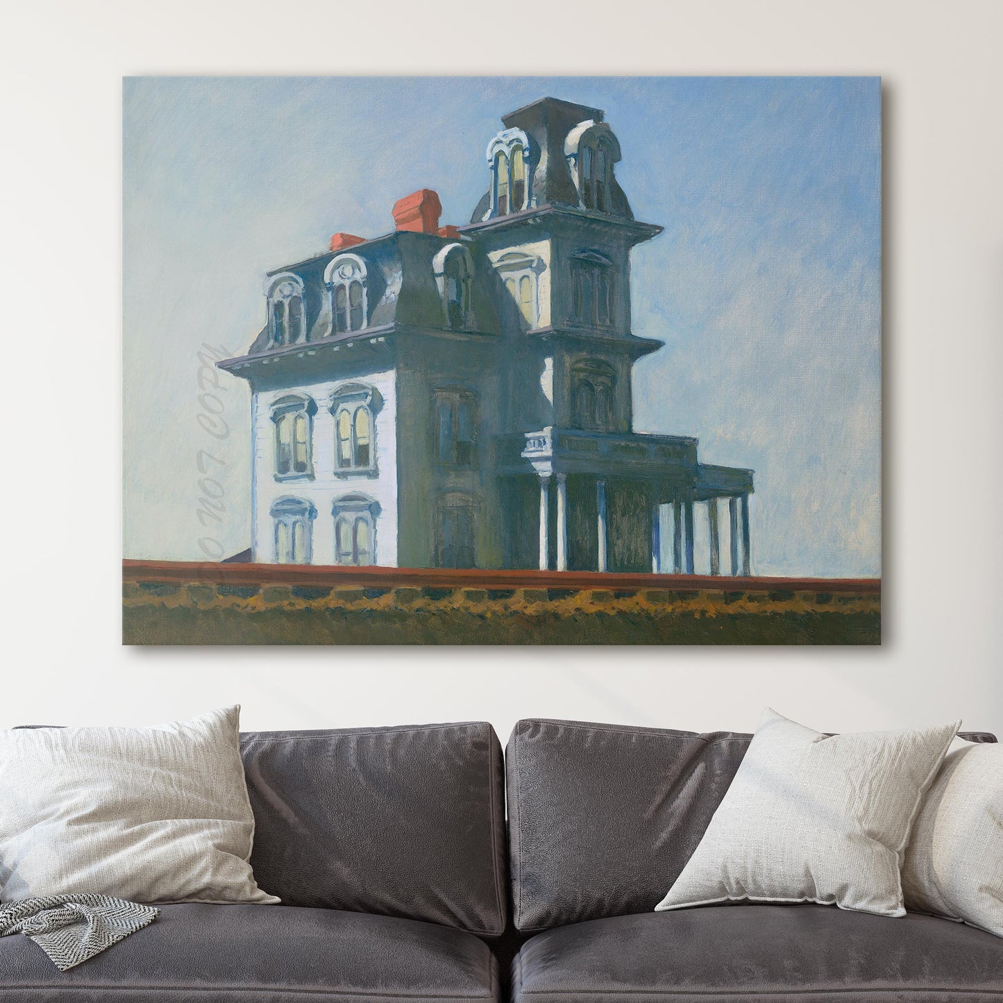 The House by the Railroad 1925 by Edward Hopper