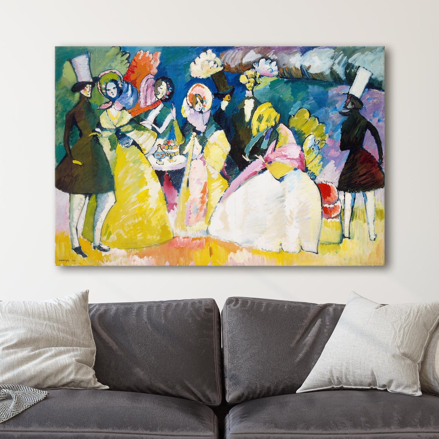 Group In Crinolines by Kandinsky