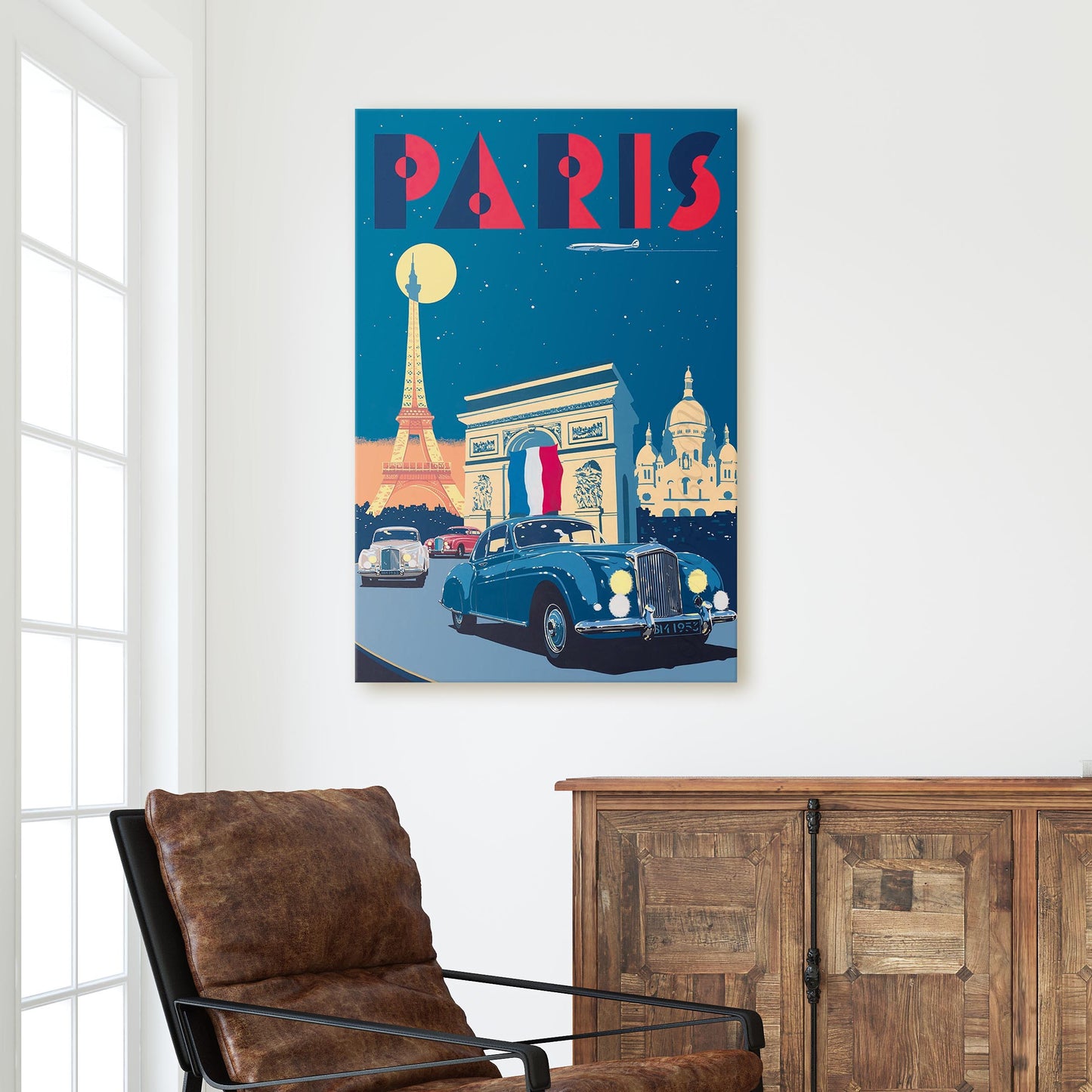 Paris Vintage Travel Poster
