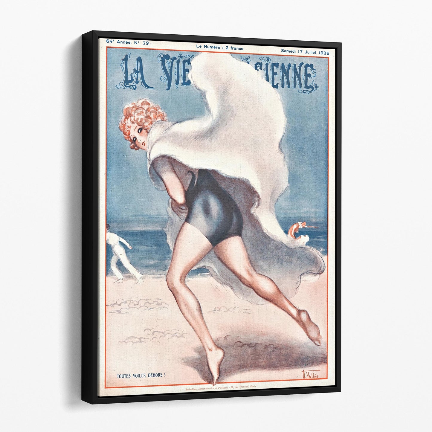 La Vie Parisienne - Under Full Sail by Armand Vallee 1926