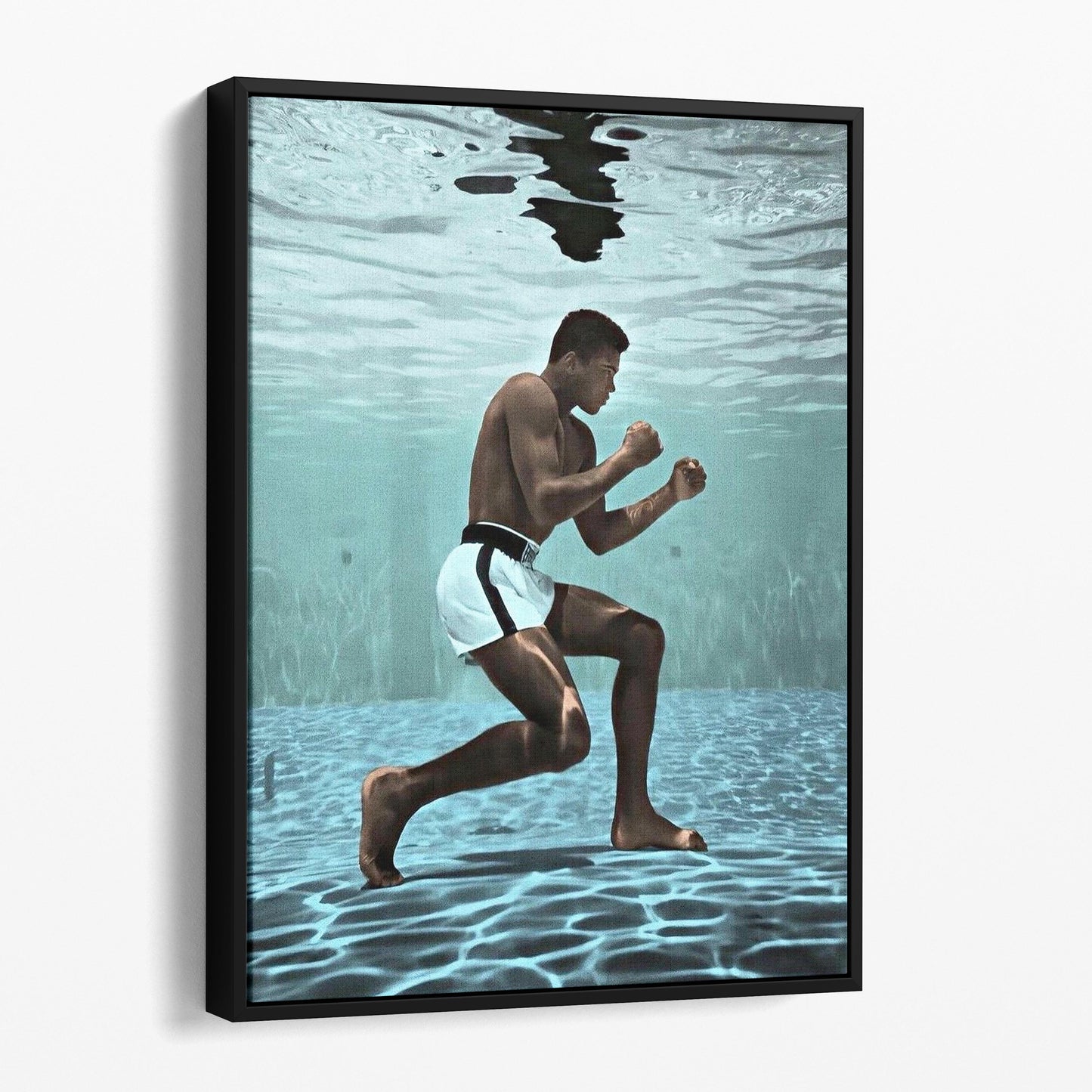 Ali Boxing Underwater