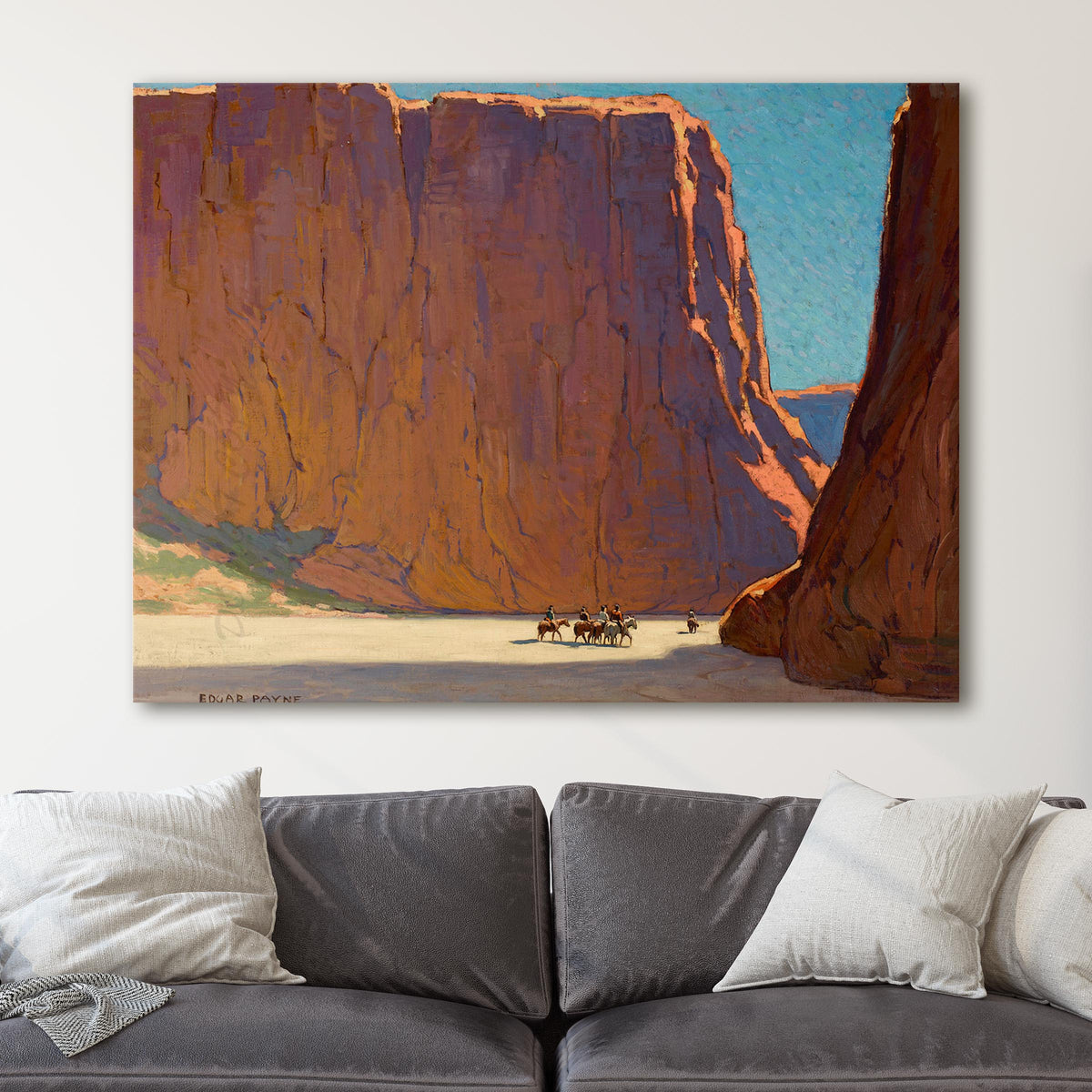 Sunset, Canyon de Chelly - Edgar Payne