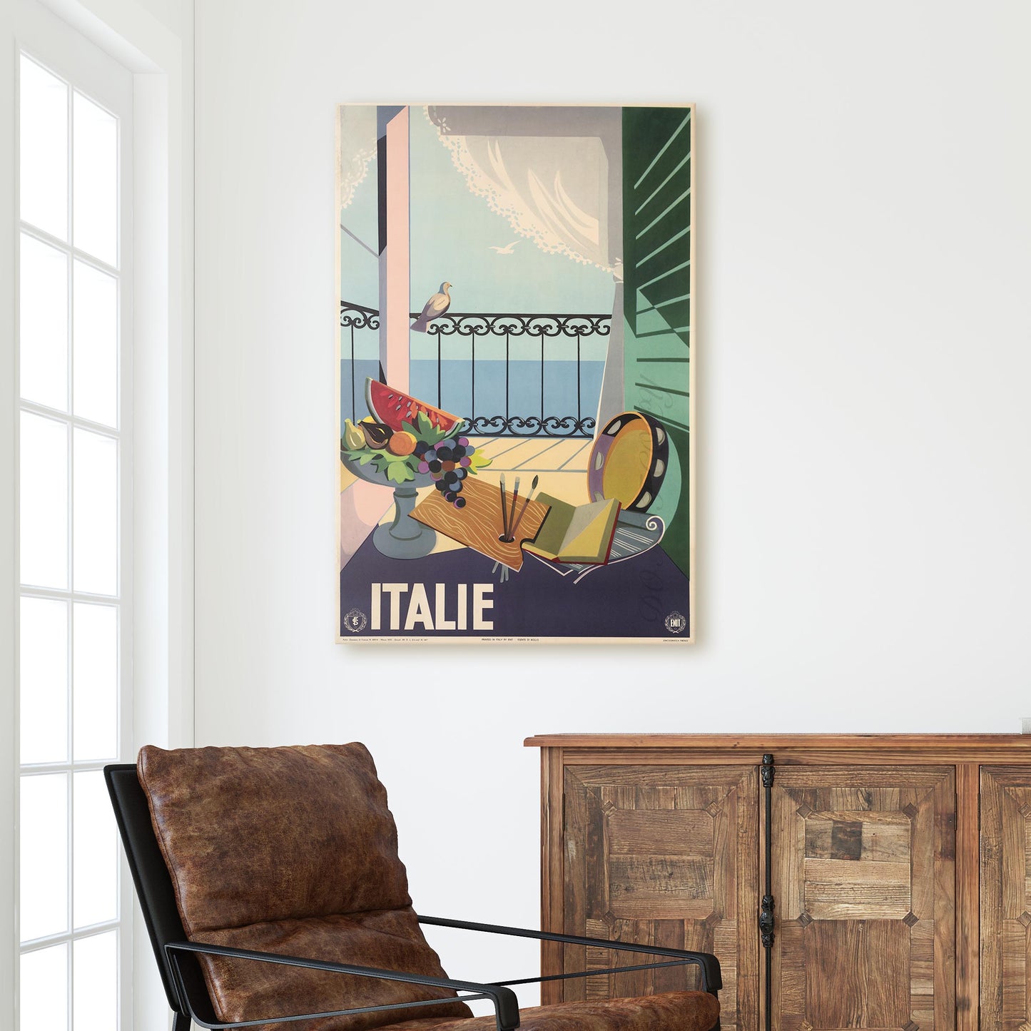 Italie Travel Poster Vintage Italy Ad