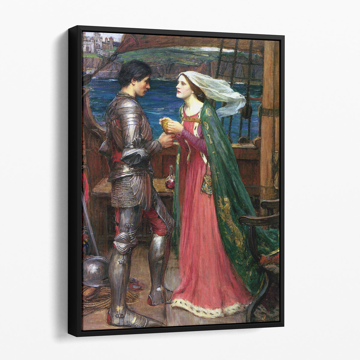 Tristan and Isolde with the Potion - John William Waterhouse