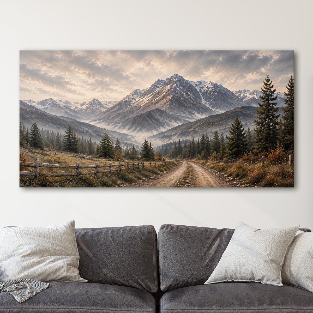 Rustic Mountain Landscape