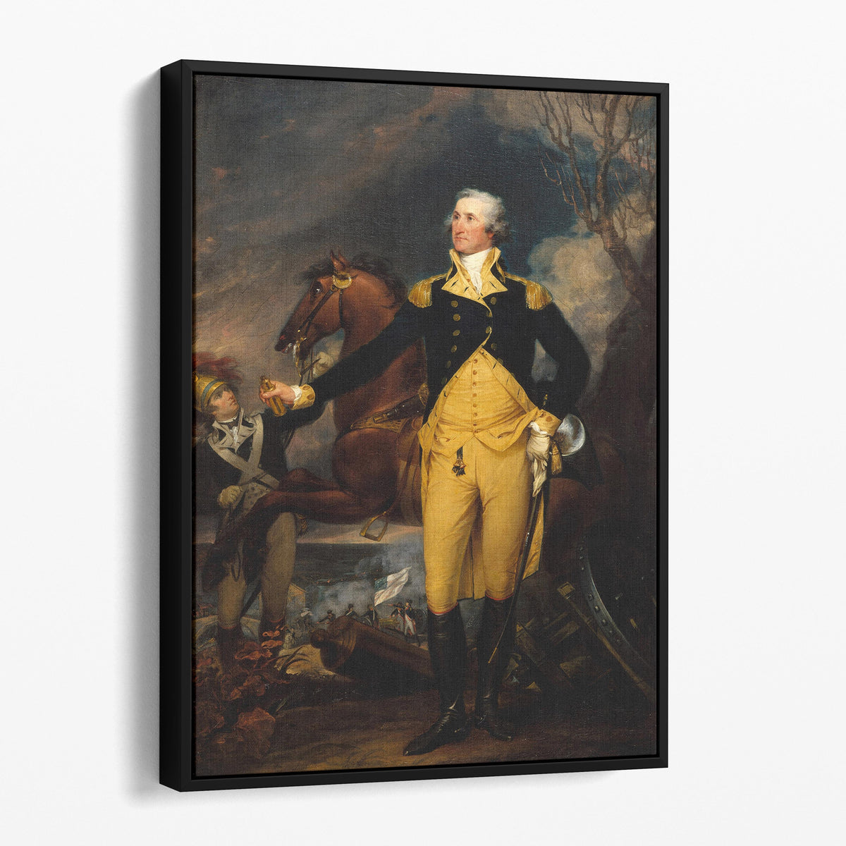 George Washington before the Battle of Trenton - John Trumbull