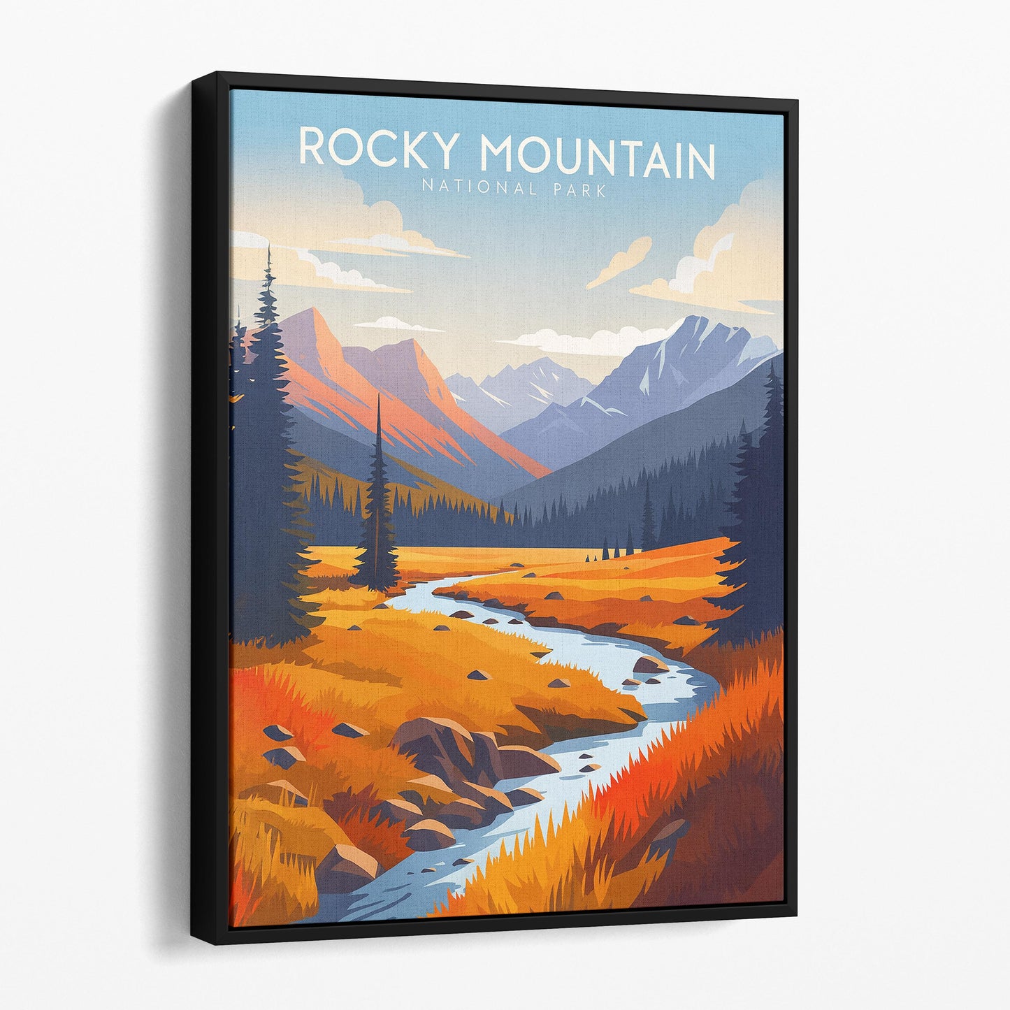 Rocky Mountain Travel Poster