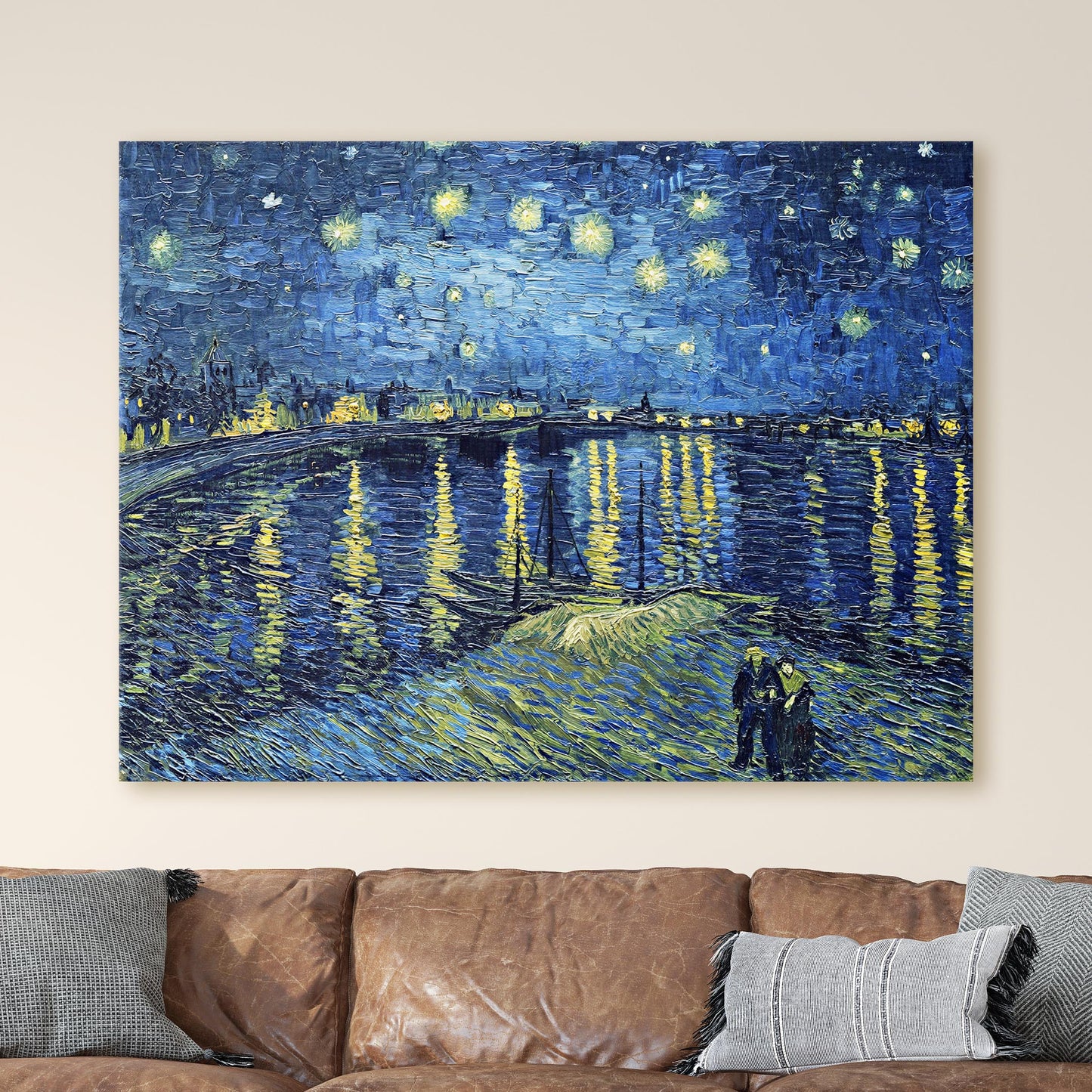 Starry Night Over the Rhône by Van Gogh