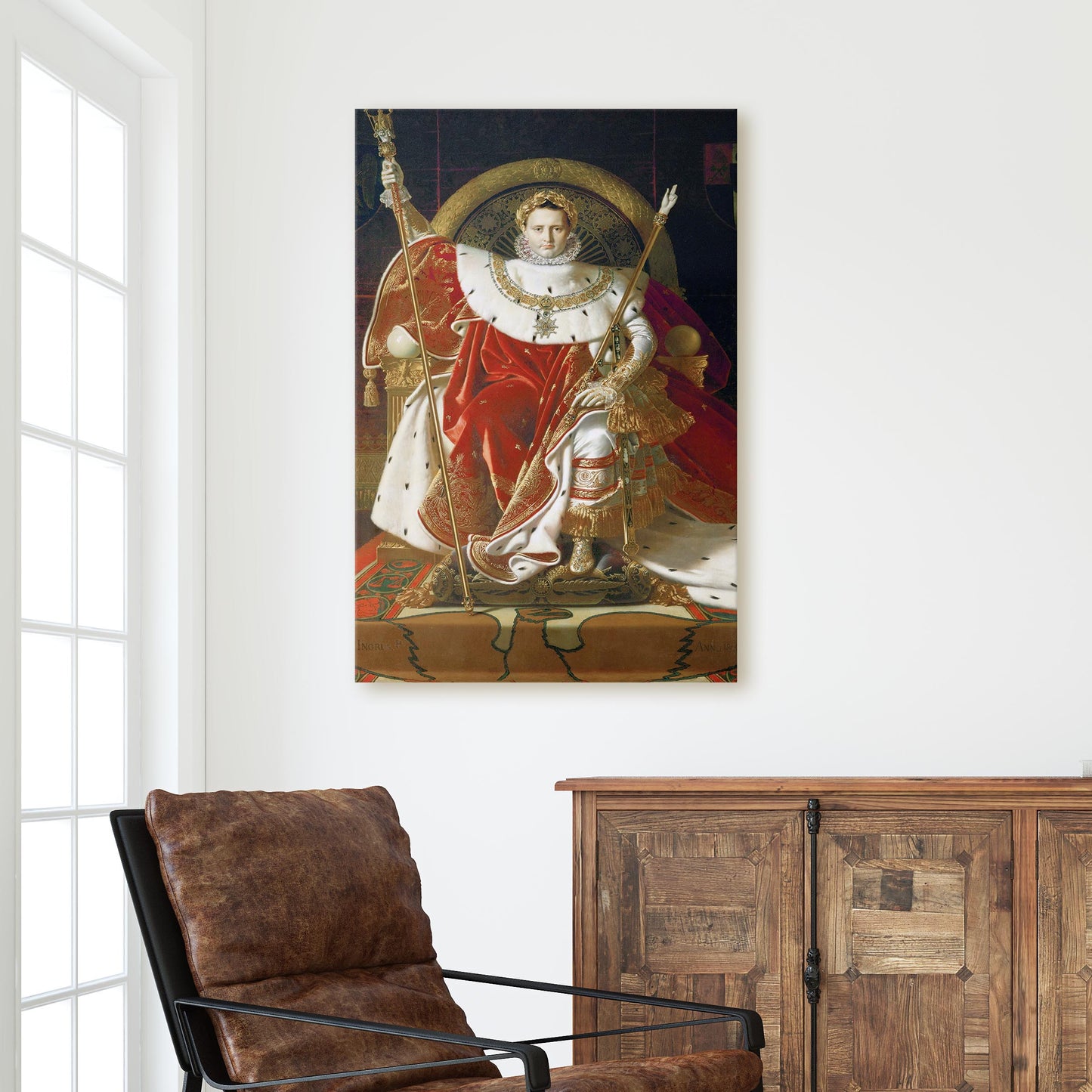 Napoleon On His Imperial Throne - Ingres