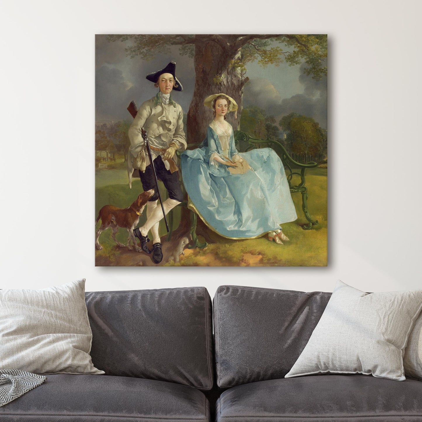 Mr and Mrs Andrews by Thomas Gainsborough