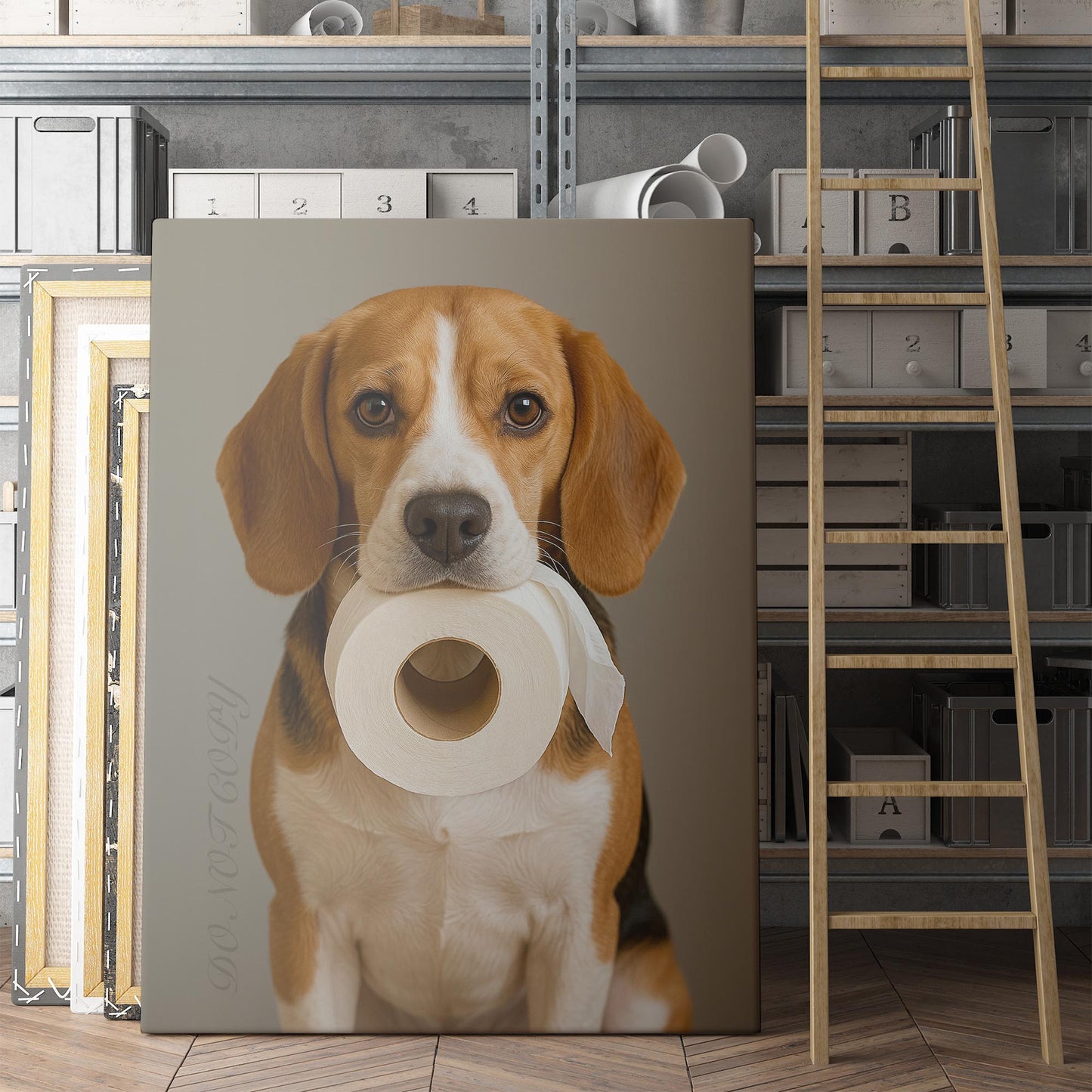 Beagle Dog Toilet Paper