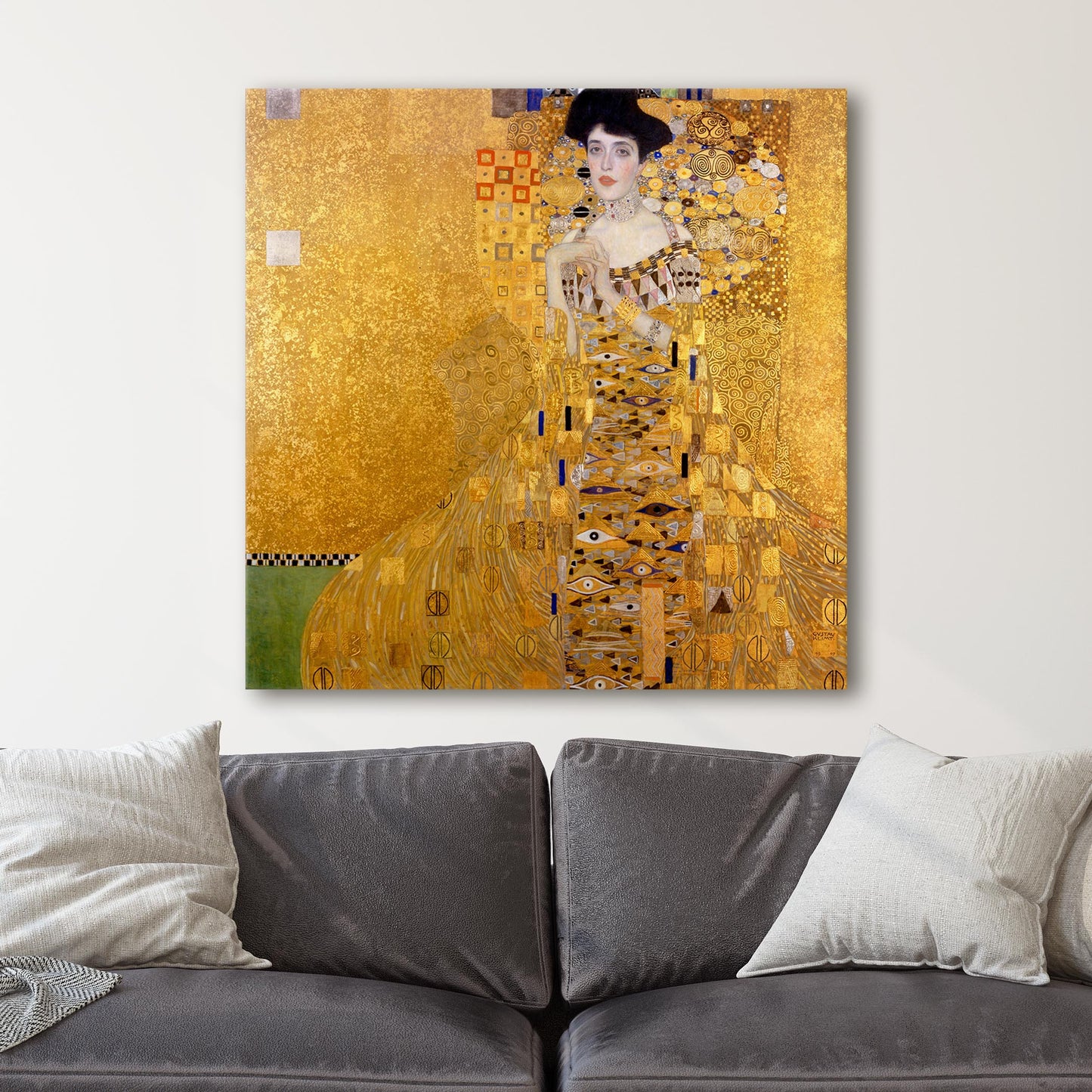 Portrait Of Adele Bloch-Bauer I, 1907 by Gustav Klimt