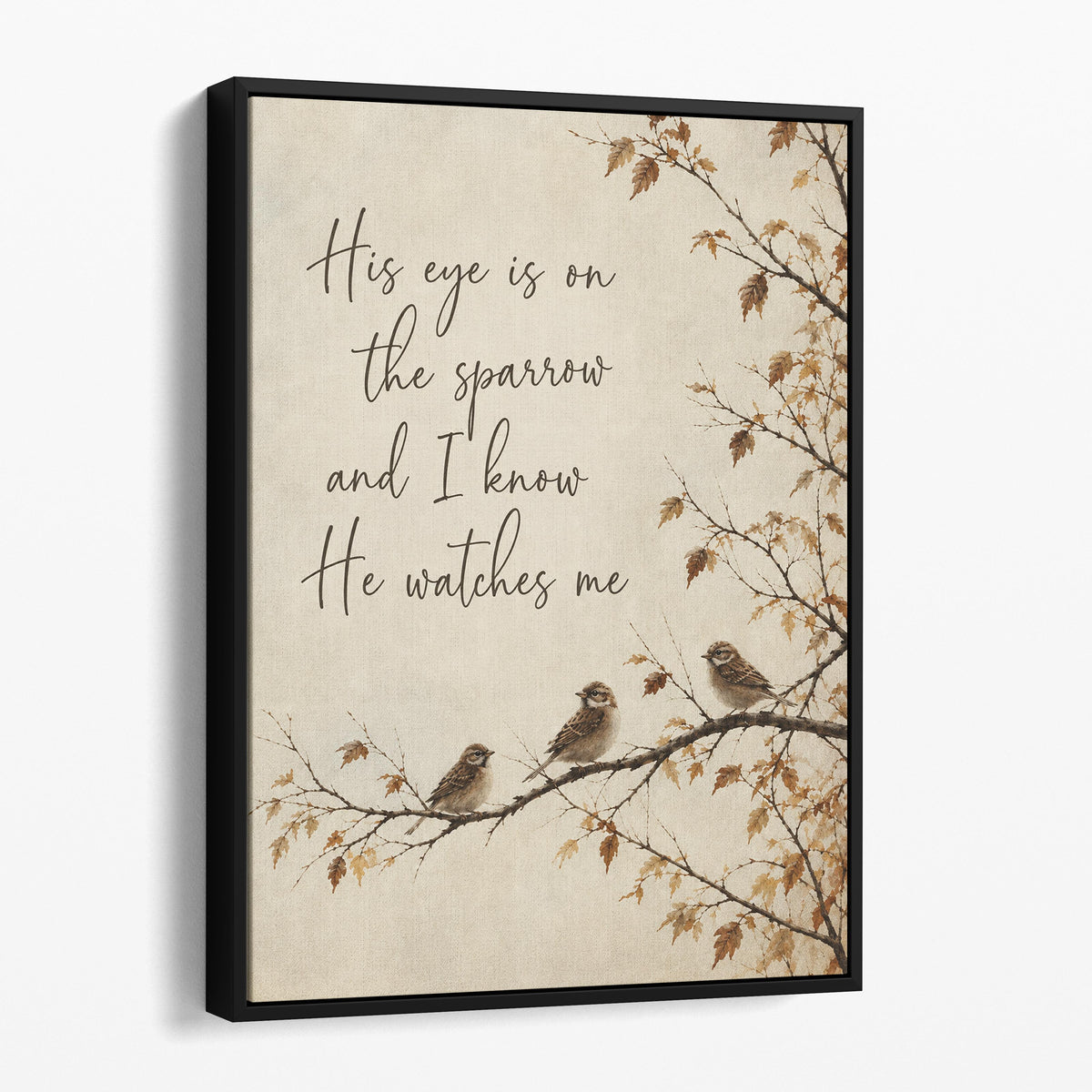His Eye Is On The Sparrow And I Know He Watches Me