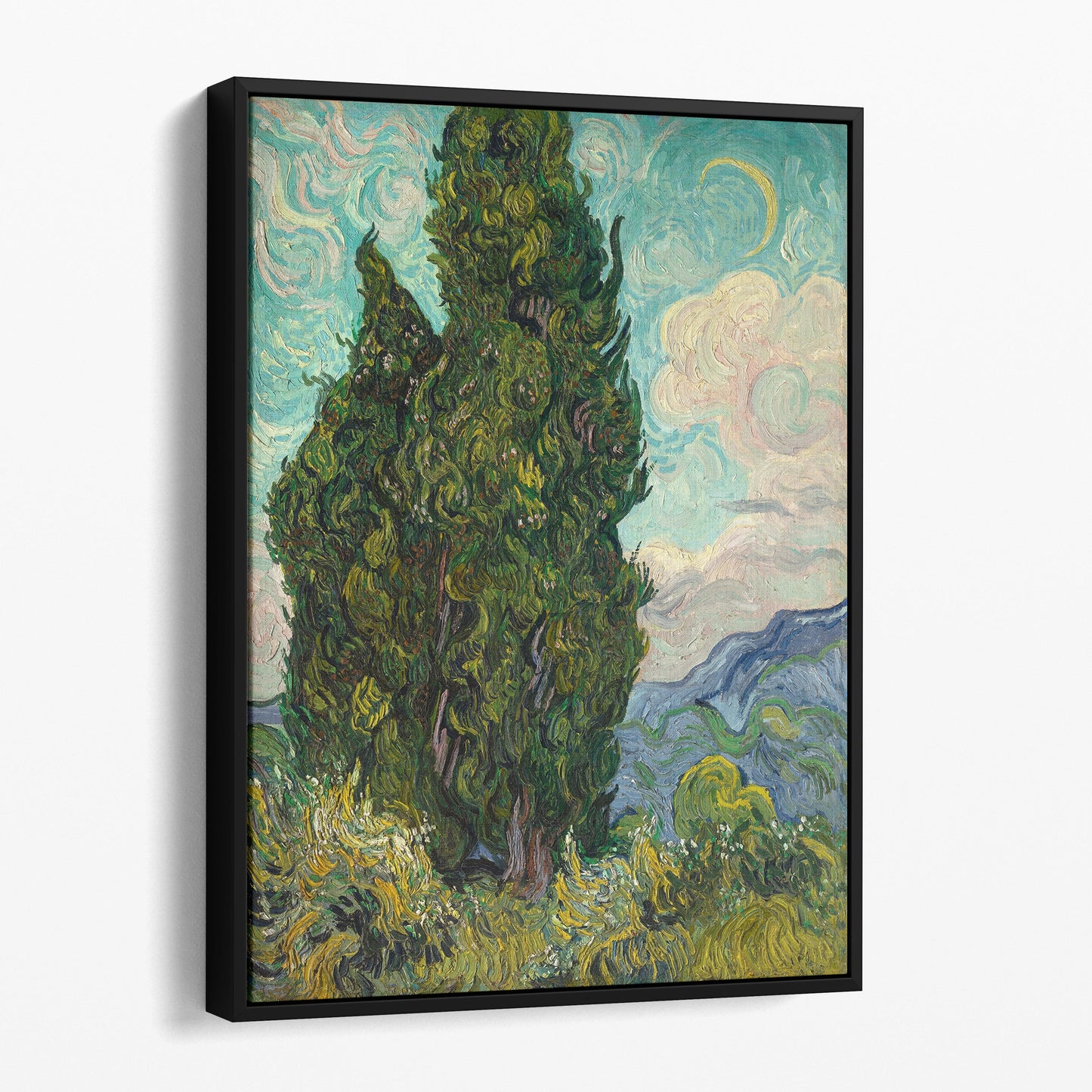 Cypresses 1889 - Vincent van Gogh