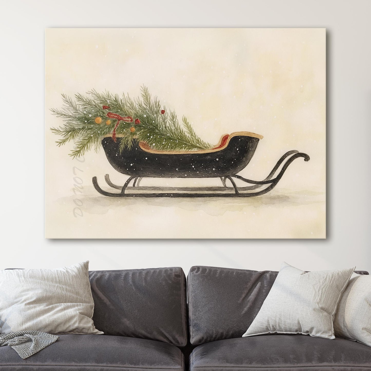 Santa Christmas Sleigh