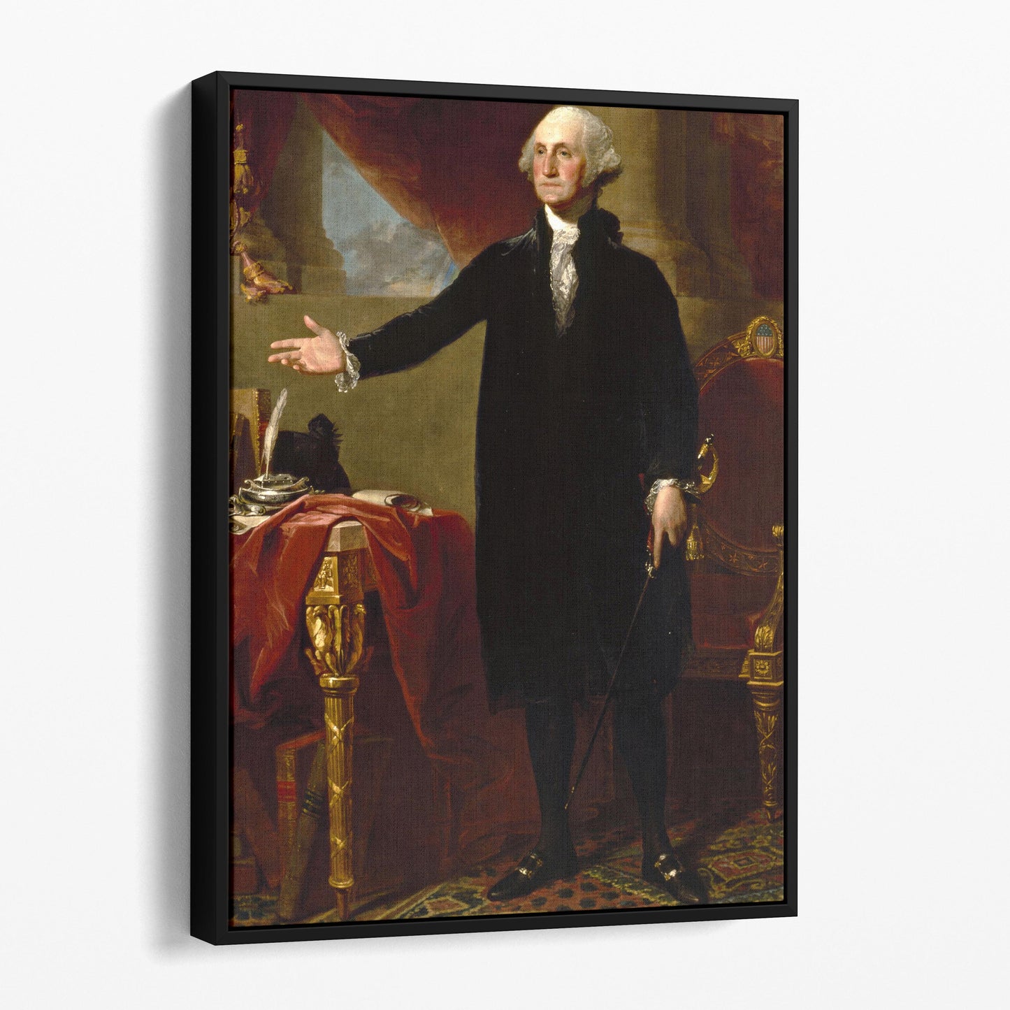 George Washington Lansdowne Portrait 1796 by Gilbert Stuart