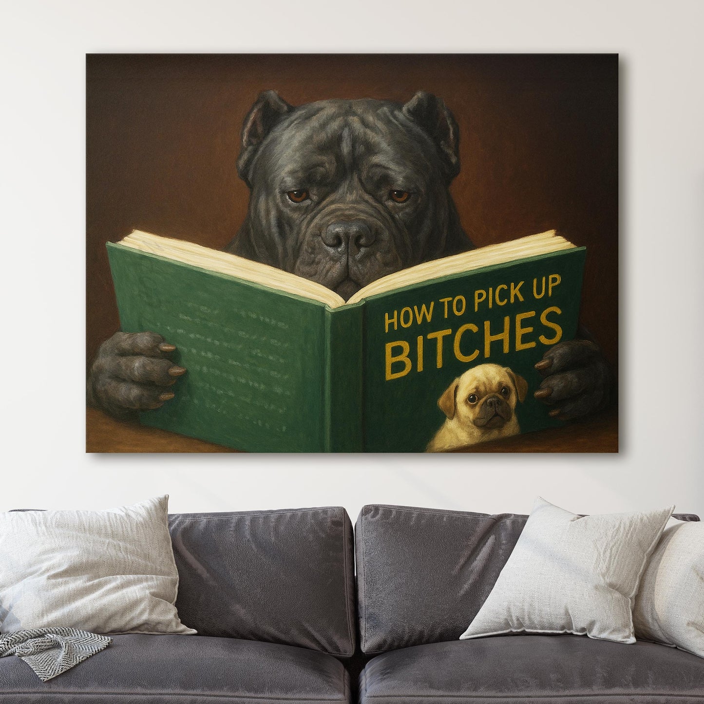 Cane Corso Dog Reading Dating Book