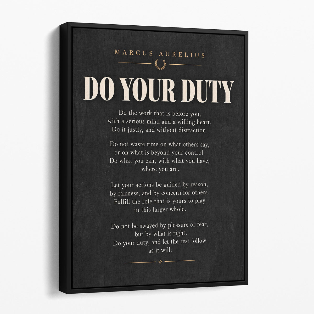 Do Your Duty - Marcus Aurelius