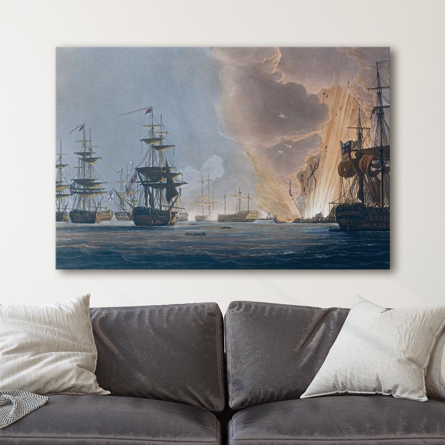 Battle of the Nile - Thomas Whitcombe