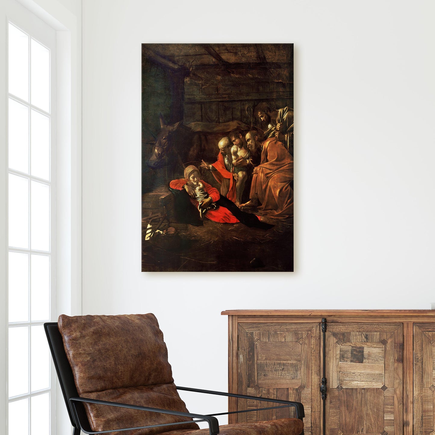 Adoration of the Shepherds by Caravaggio