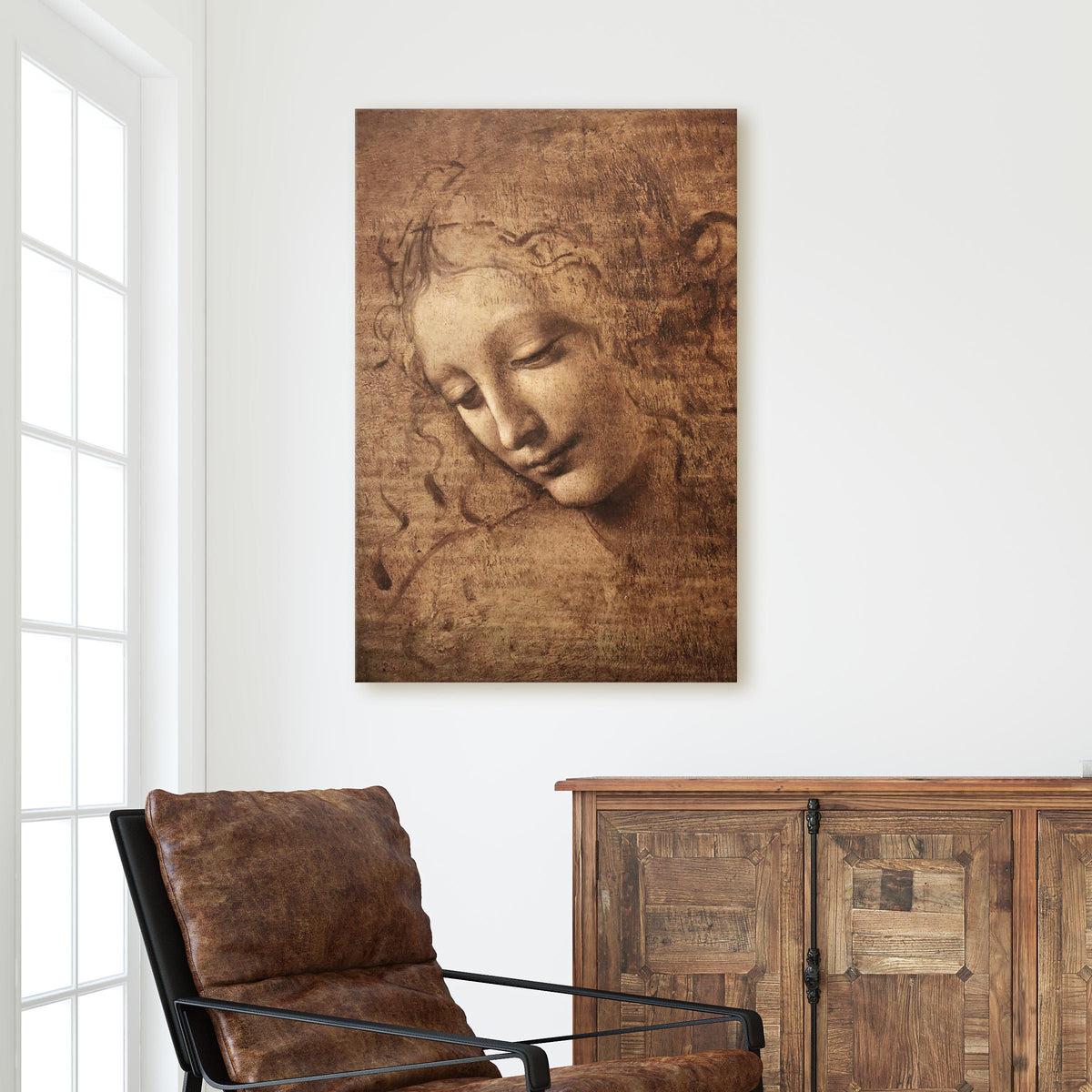 La Scapigliata by Leonardo da Vinci