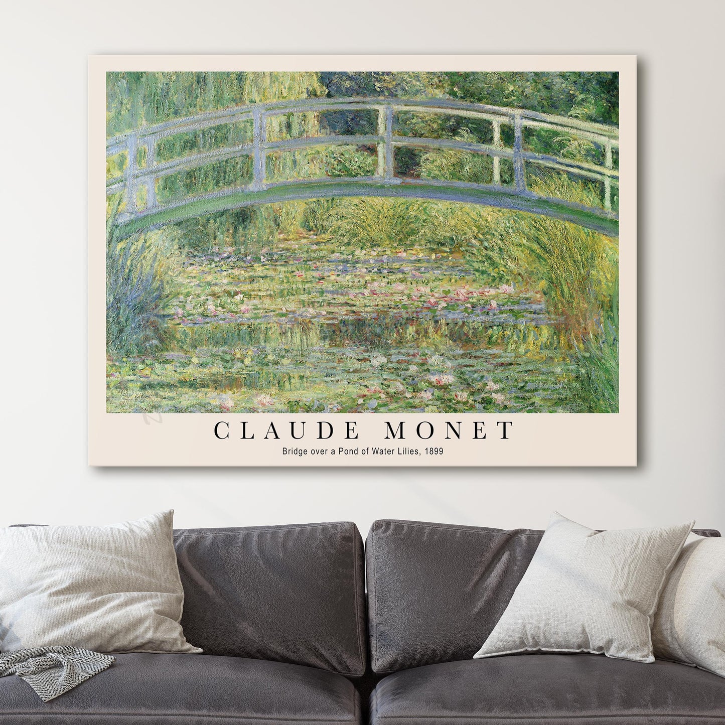 Claude Monet - Bridge over a Pond of Water Lilies