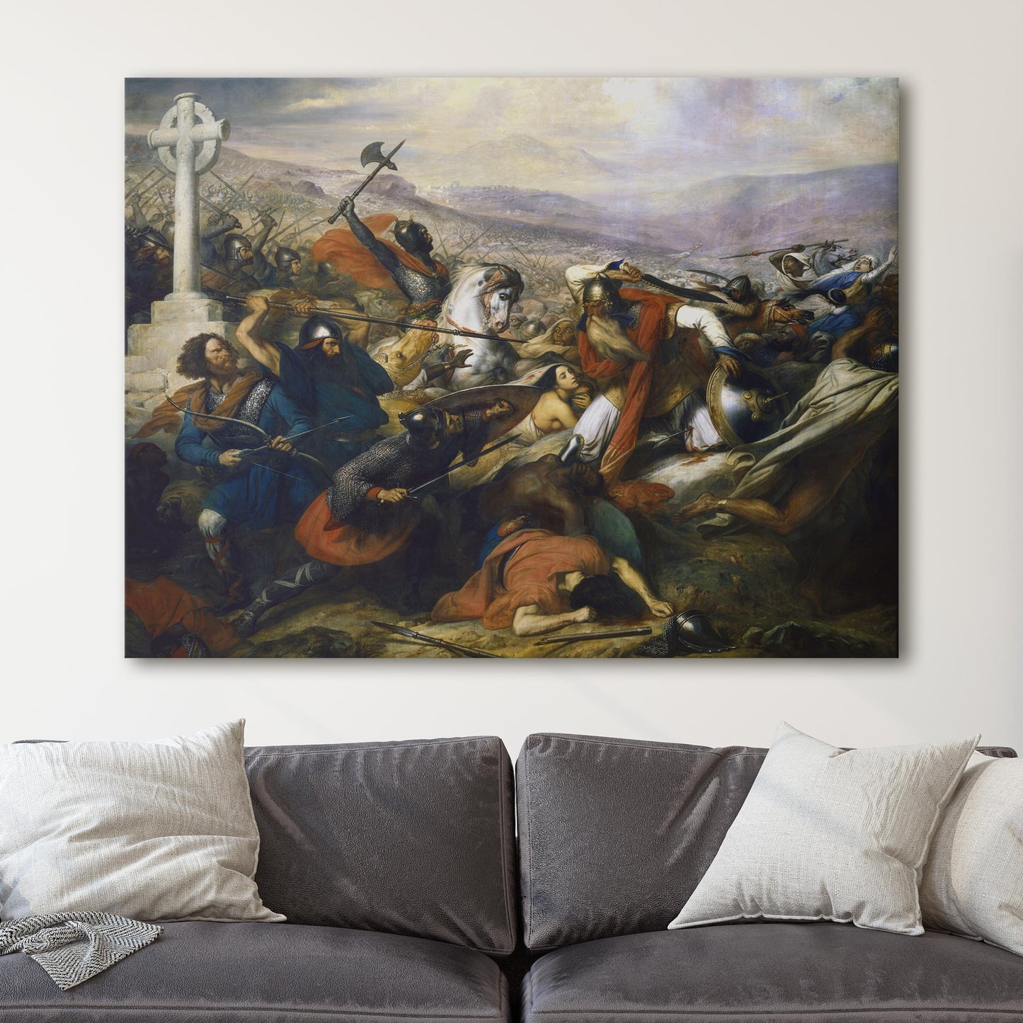 Charles de Steuben - Bataille de Poitiers en Octobre 732 (Battle of Poitiers in October 732)