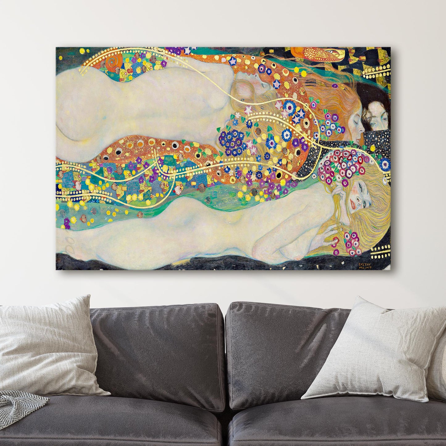 Water Serpents – Gustav Klimt