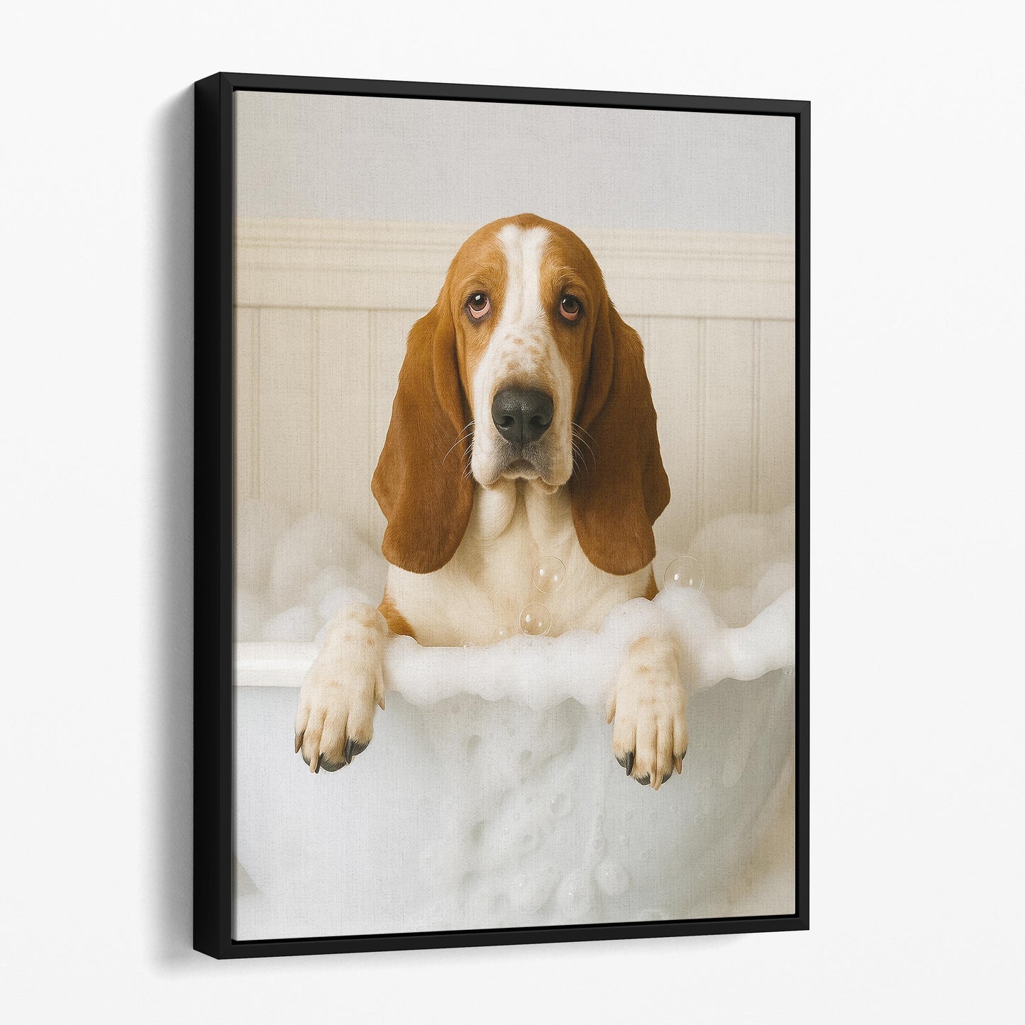 Basset Hound Dog Bubble Bath