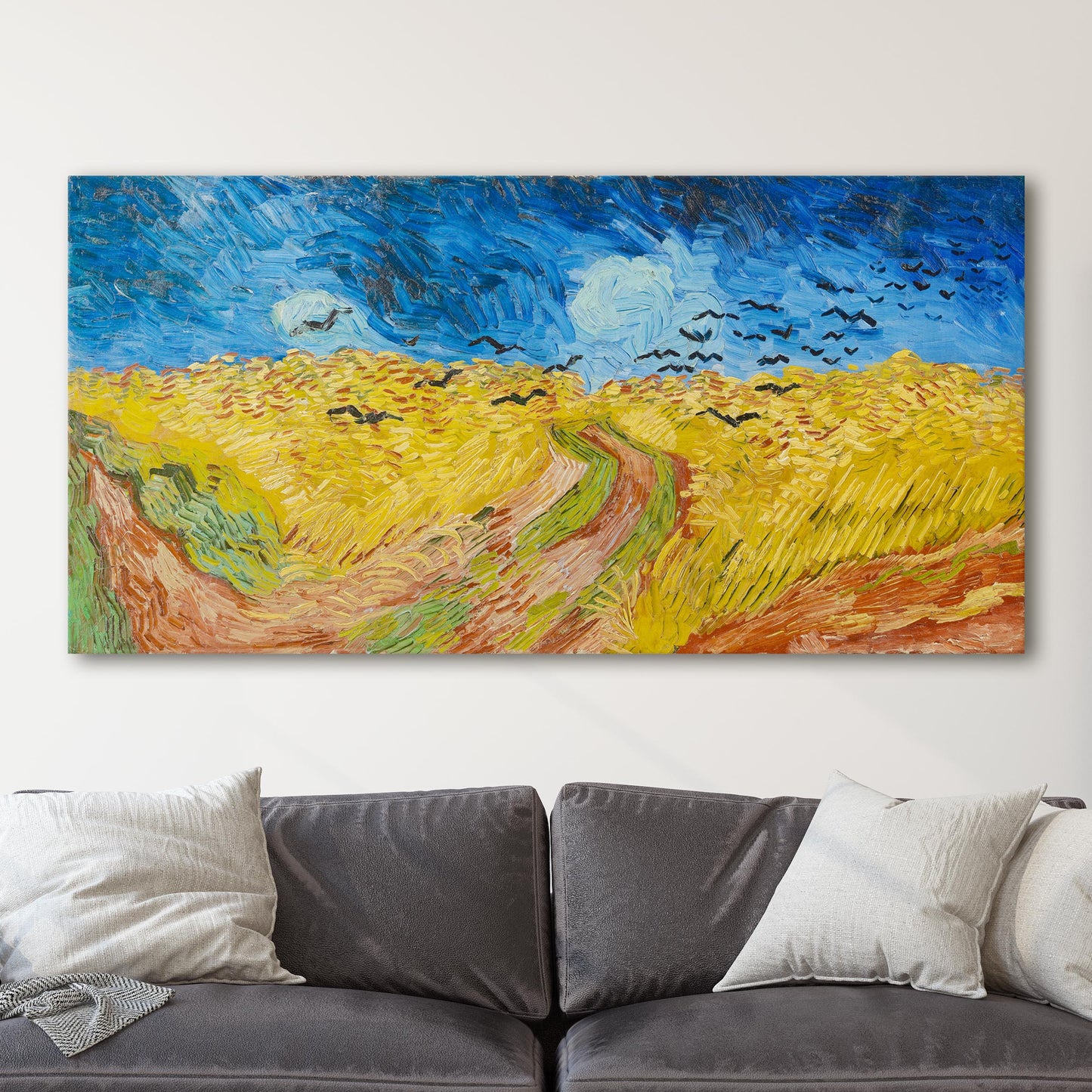 Wheatfield With Crows by Van Gogh