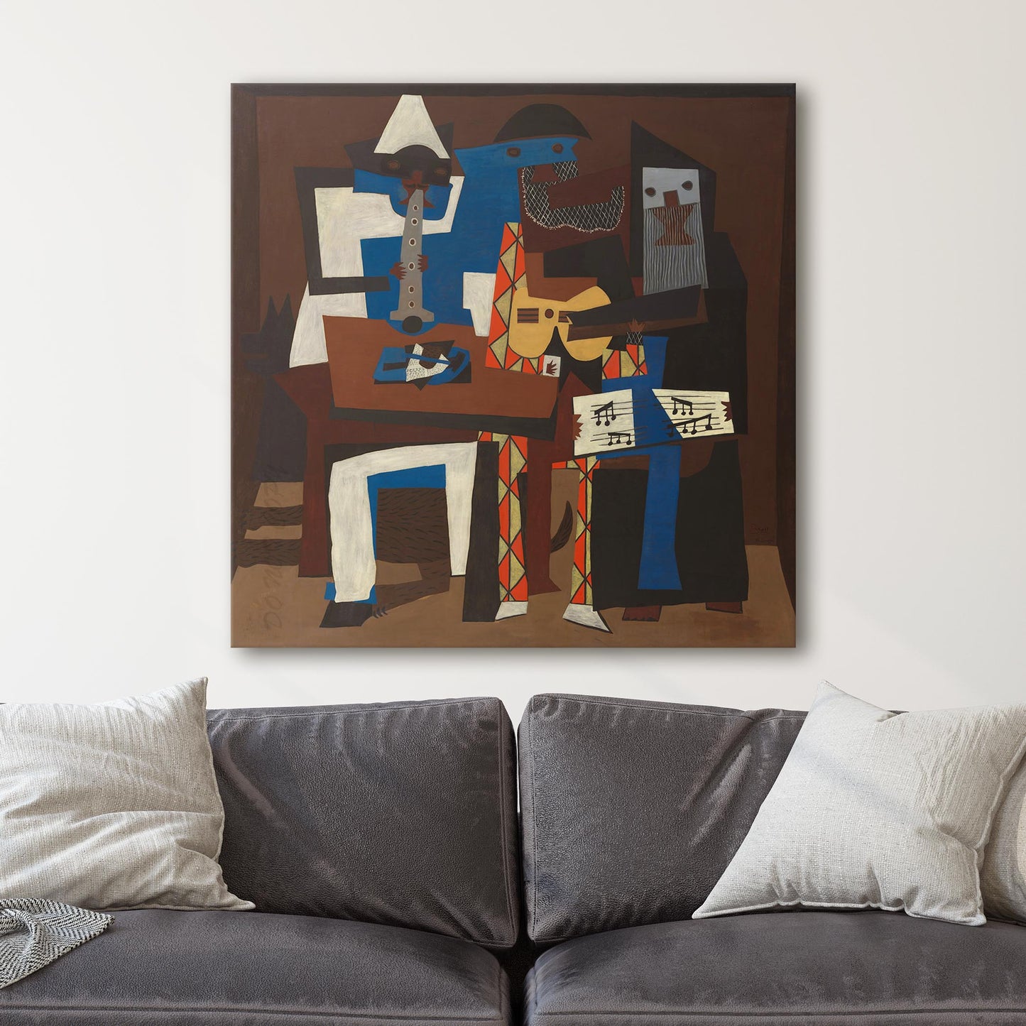 Three Musicians by Picasso