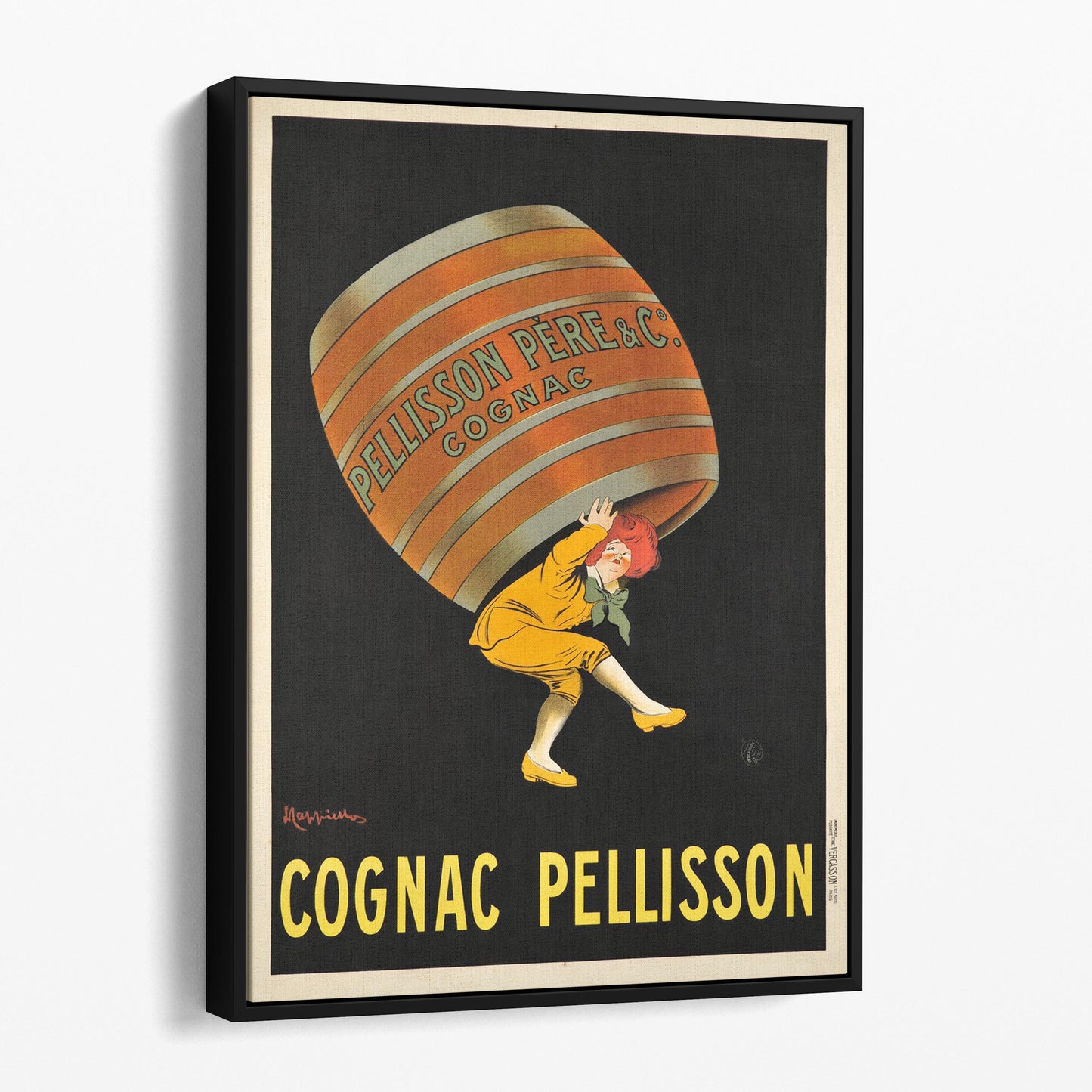 Cognac Pellisson Vintage Drink Advertising