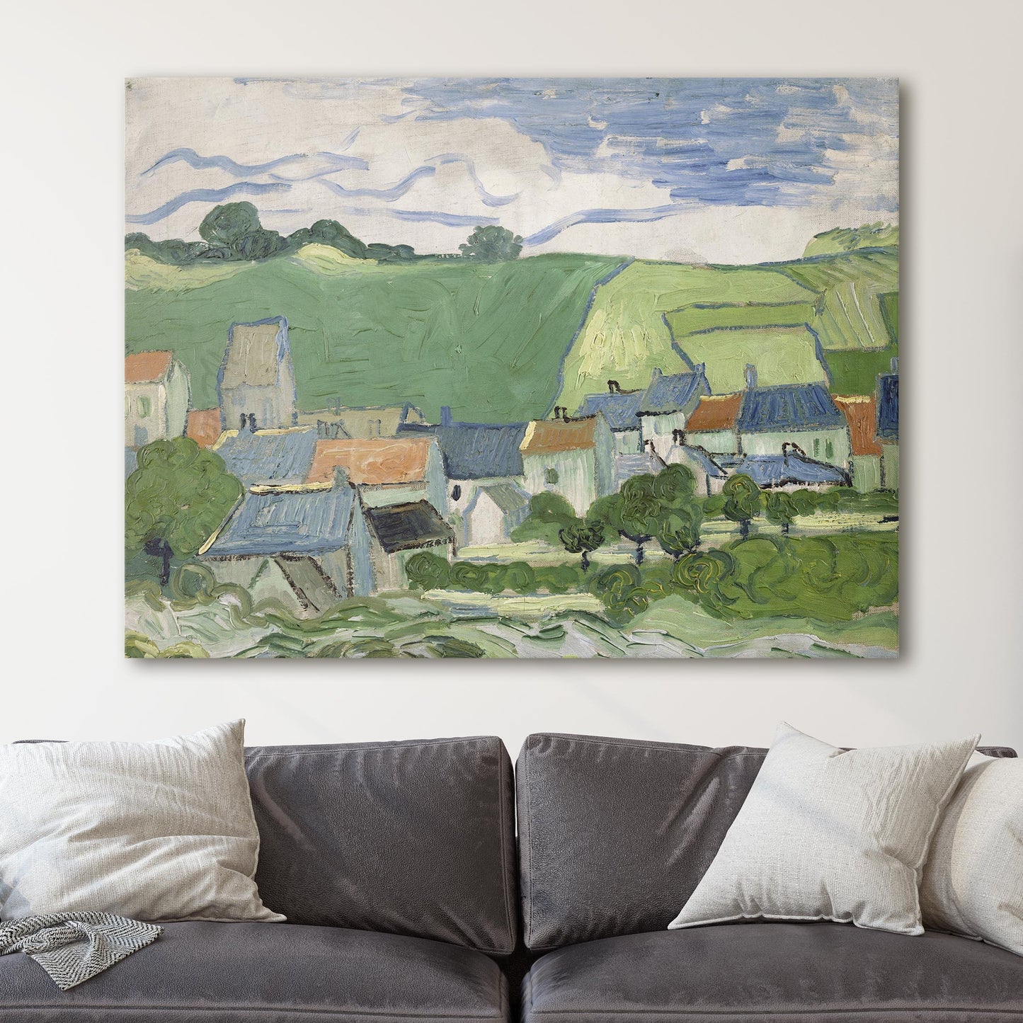 View of Auvers - Vincent Van Gogh