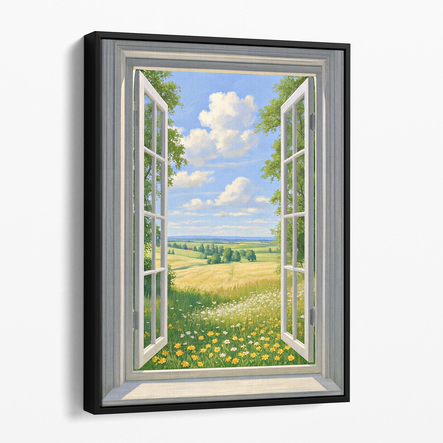 Open Window To The Countryside