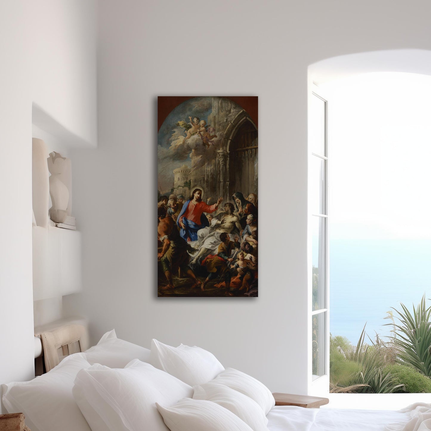 Raising of the Son of the Widow of Nain - Martino Altomonte