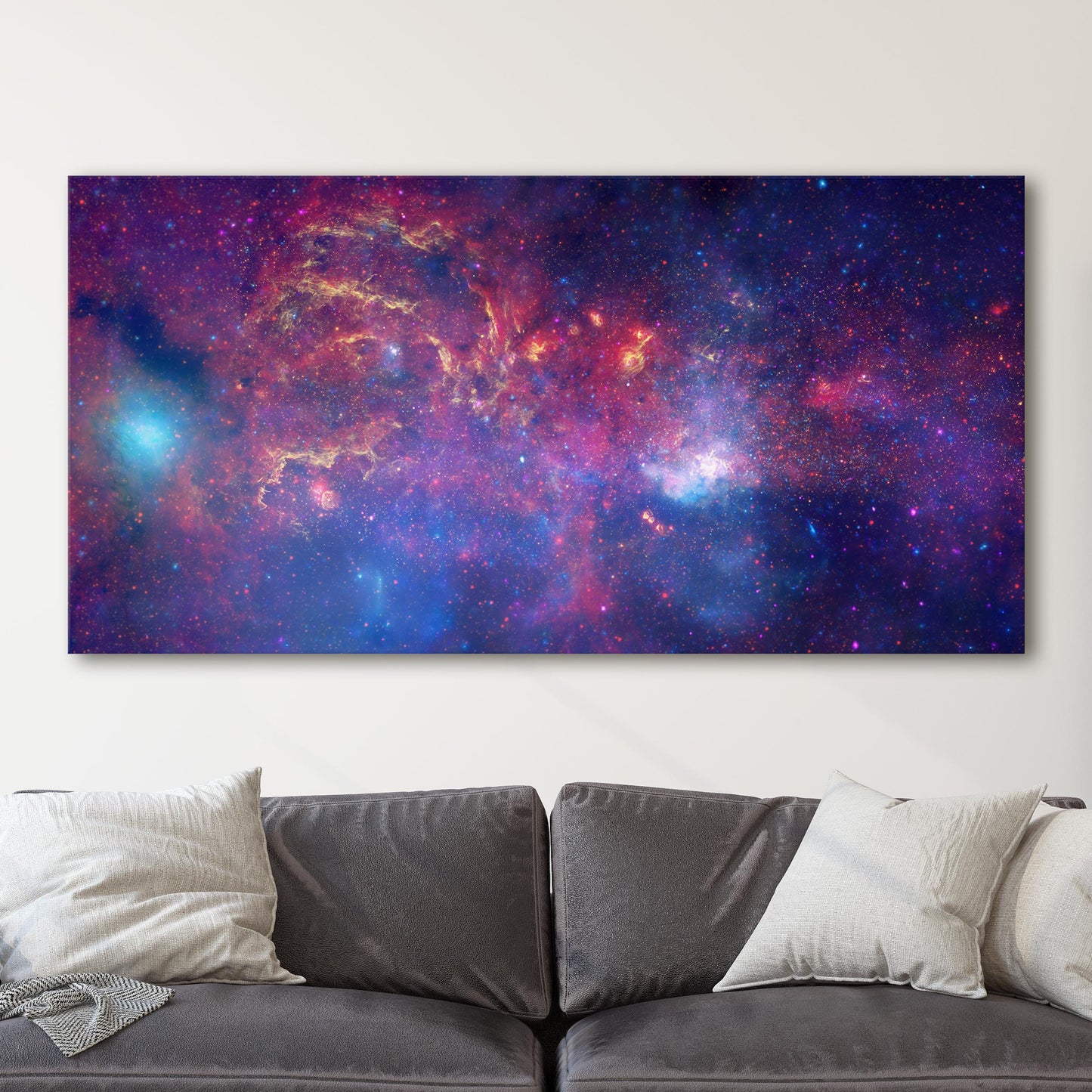 Center of the Milky Way Galaxy (Chandra/Hubble/Spitzer)