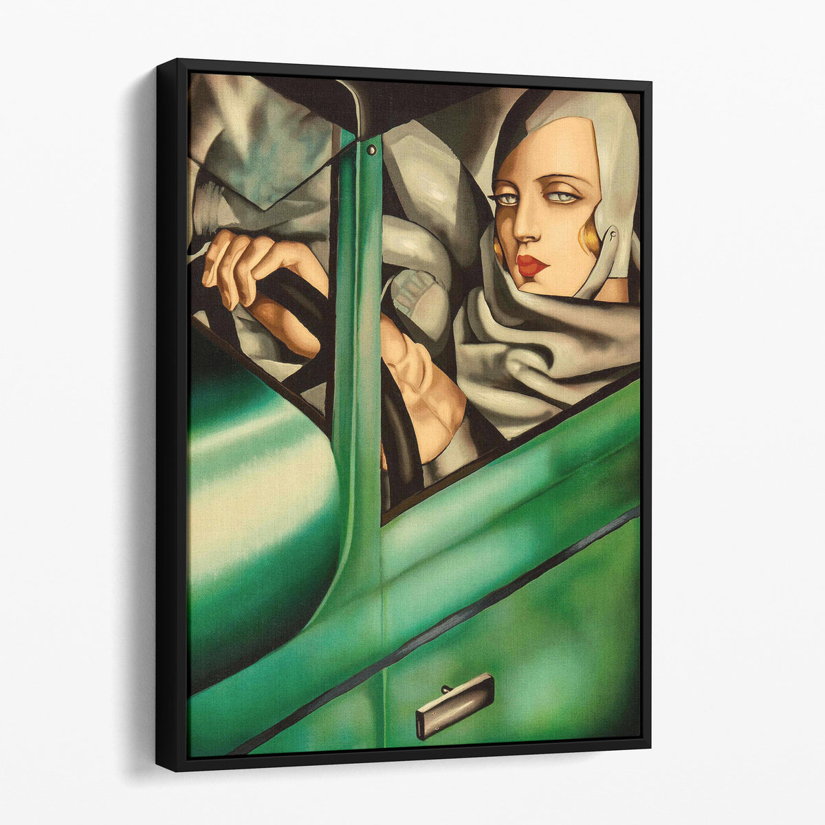 Self-Portrait in a Green Bugatti, 1929 - Tamara de Lempicka