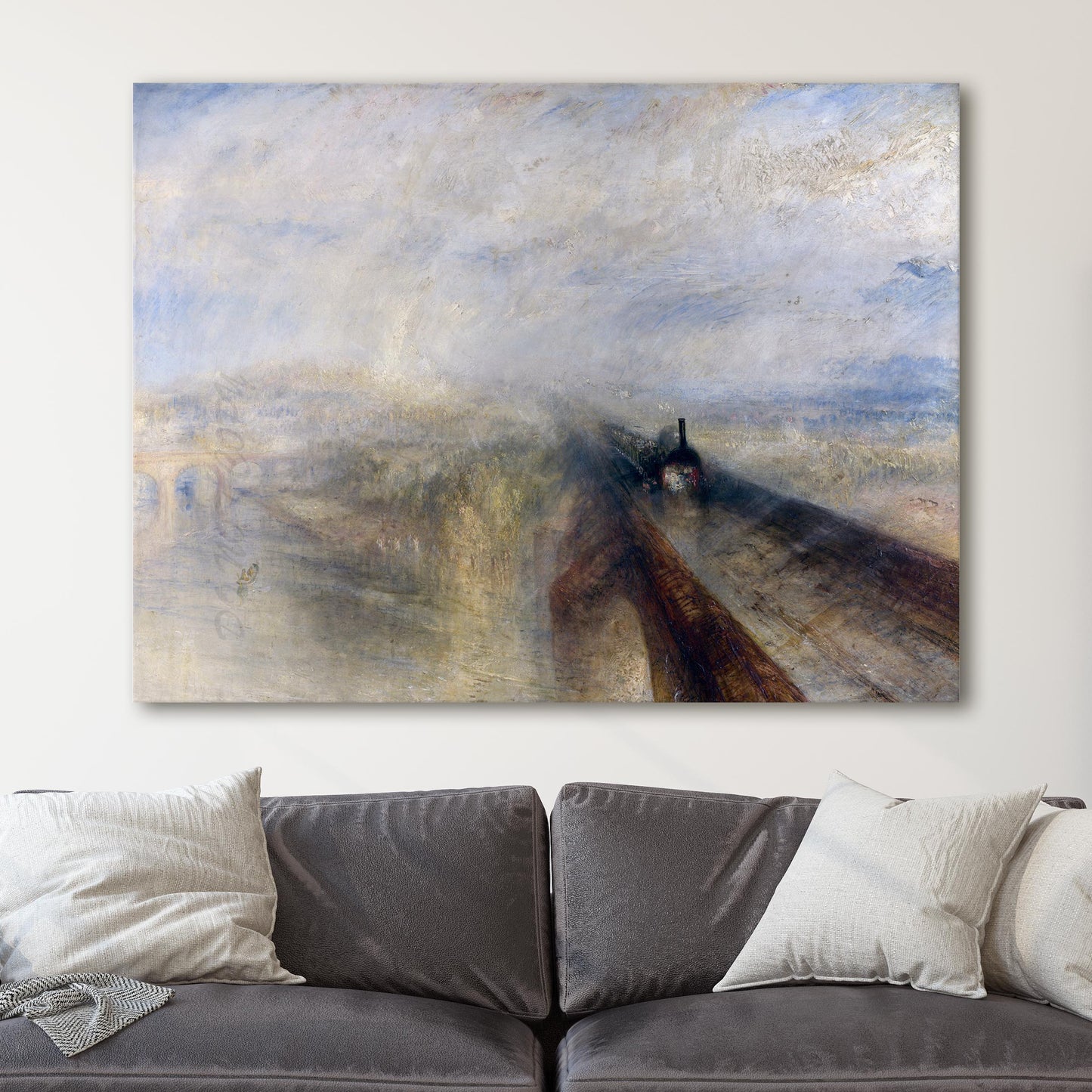 Rain Steam and Speed the Great Western Railway by JMW Turner
