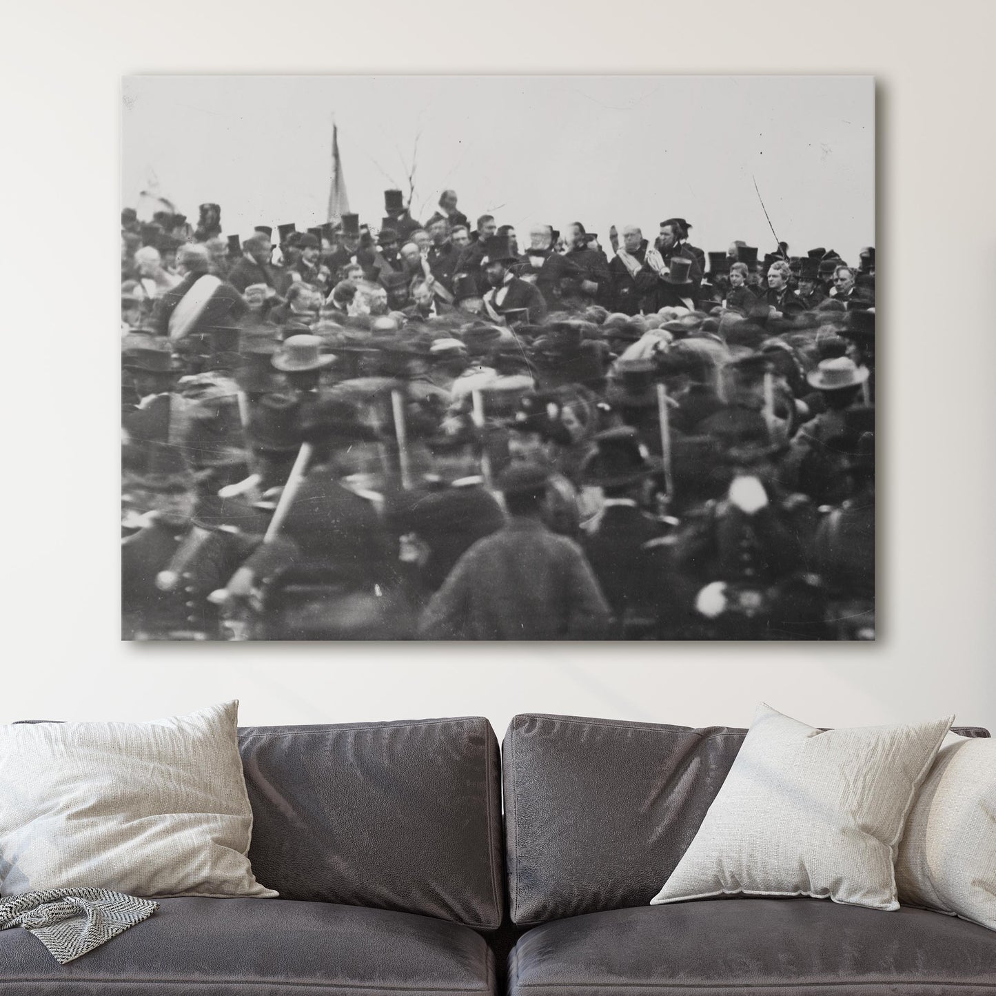 Abraham Lincoln Making The Gettysburg Address