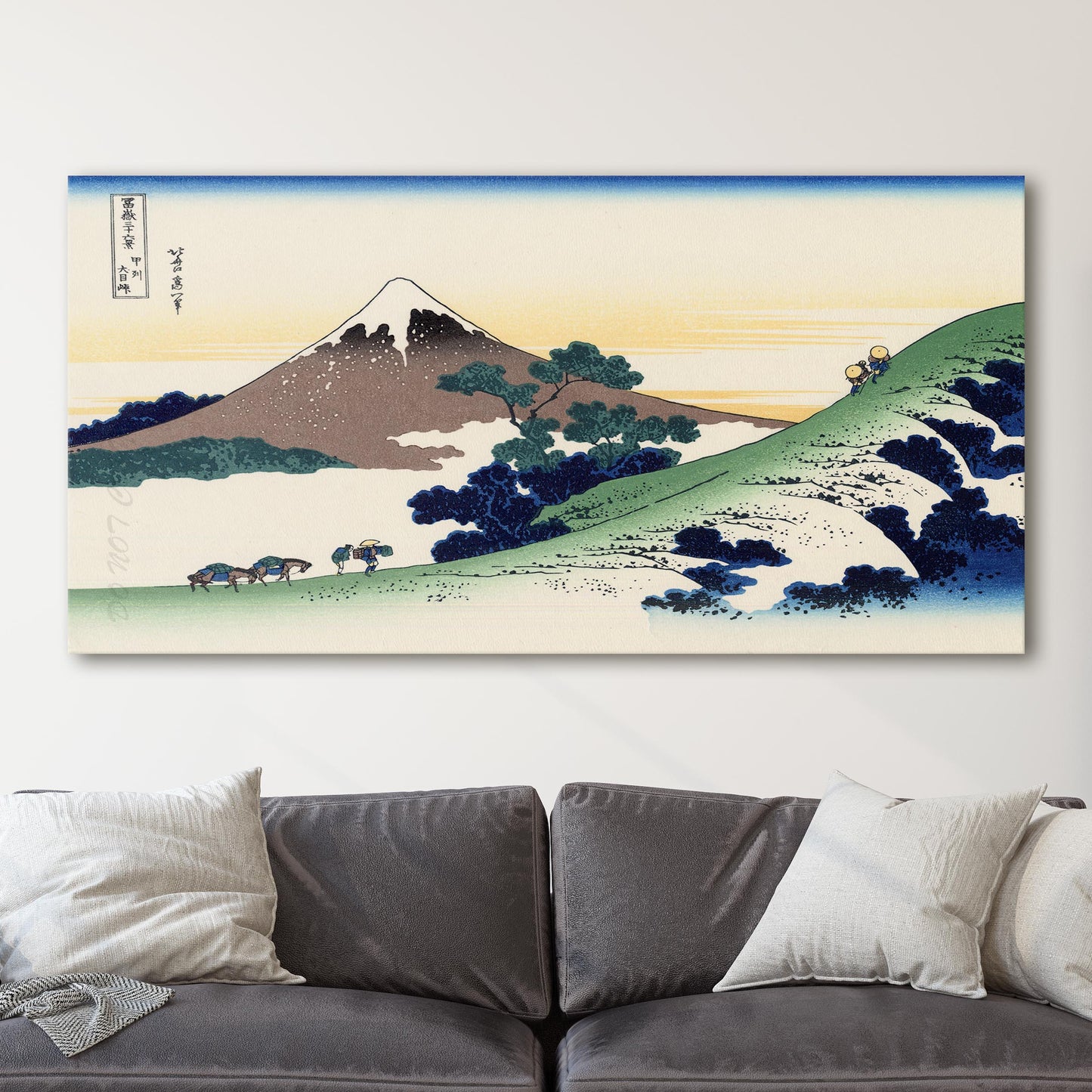 Inume Pass in The Kai Province by Hokusai