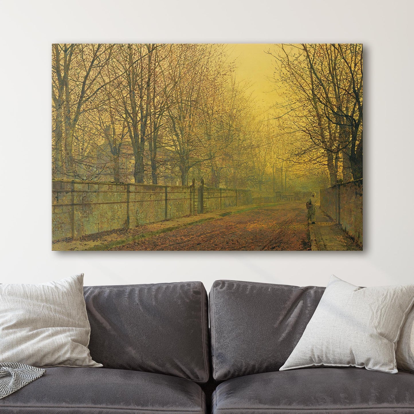 In The Golden Glow Of Autumn (1884) - John Atkinson Grimshaw