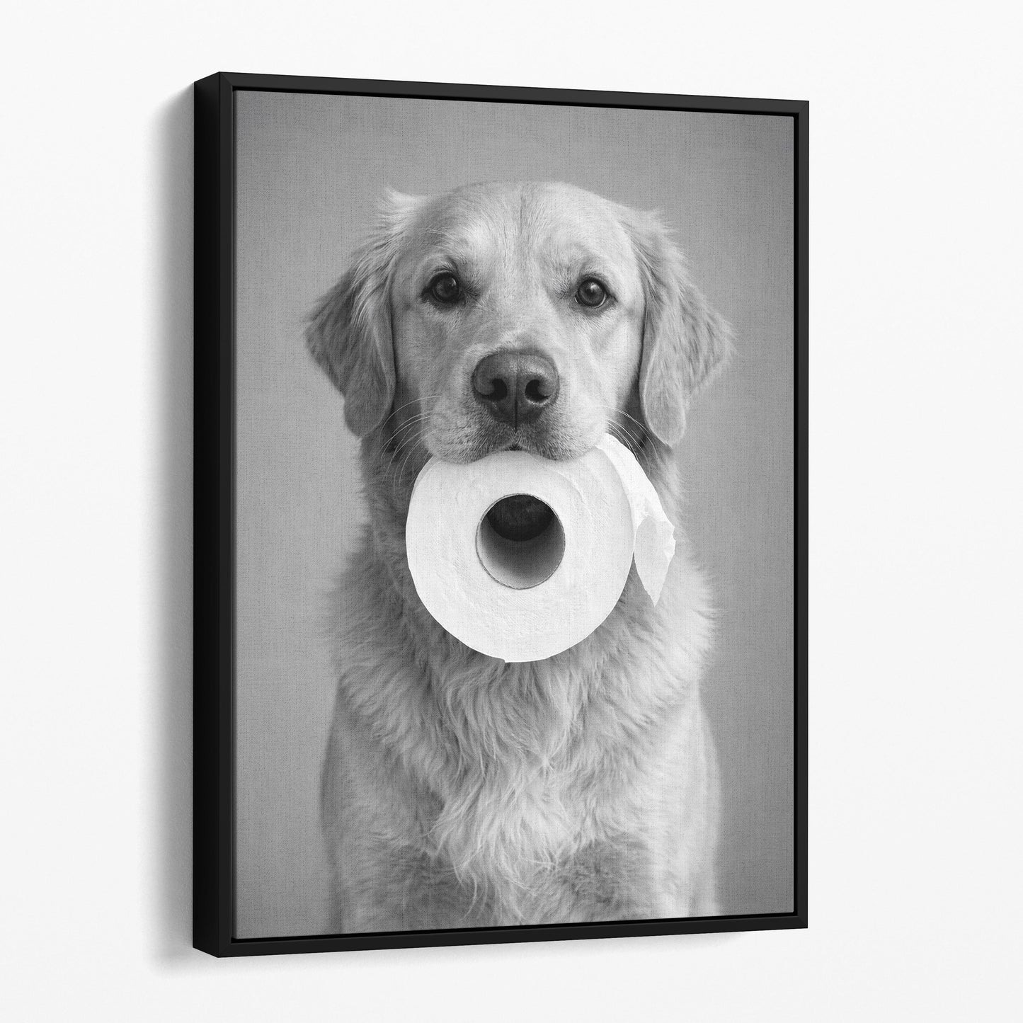 Golden Retriever Dog Toilet Paper
