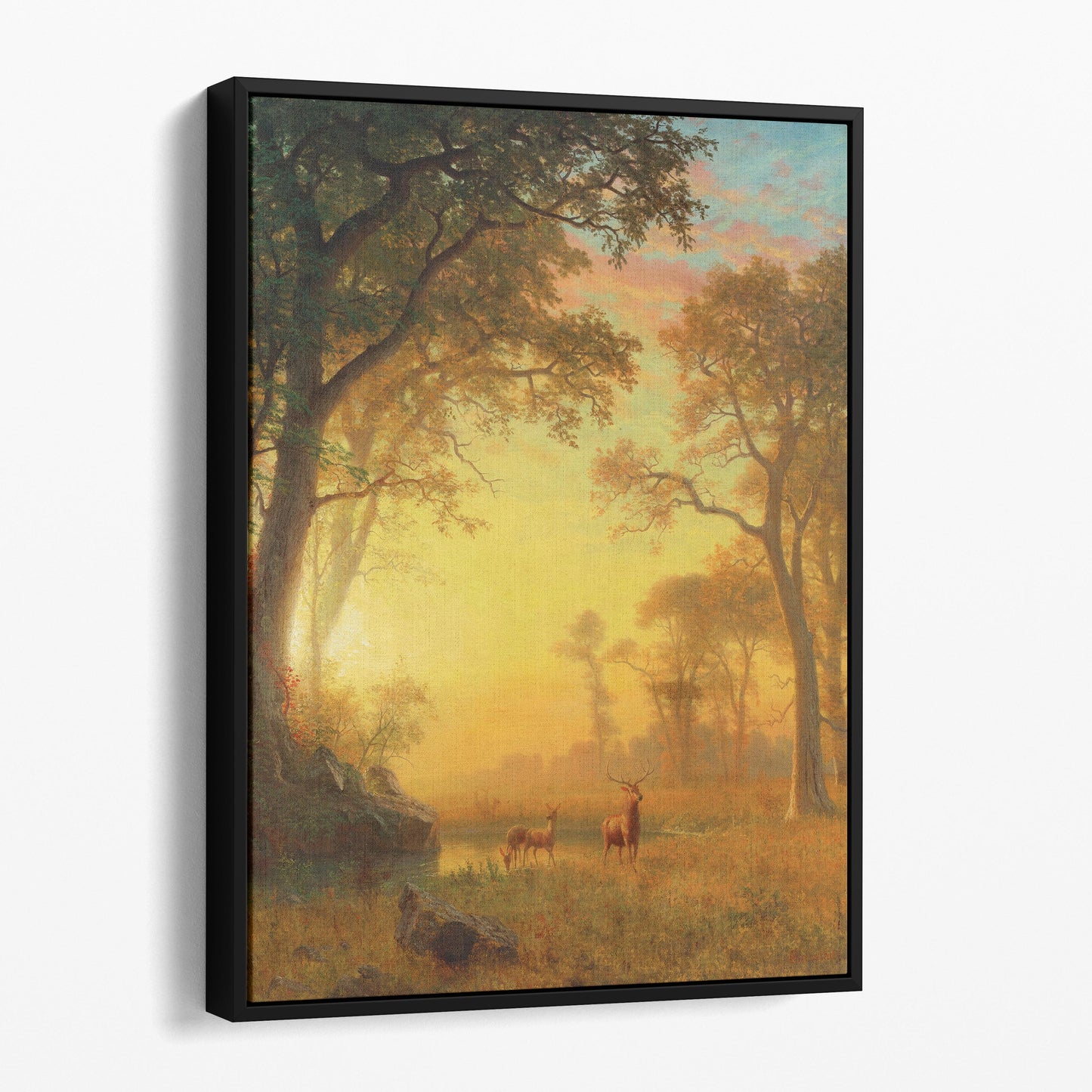 Light In The Forest by Albert Bierstadt