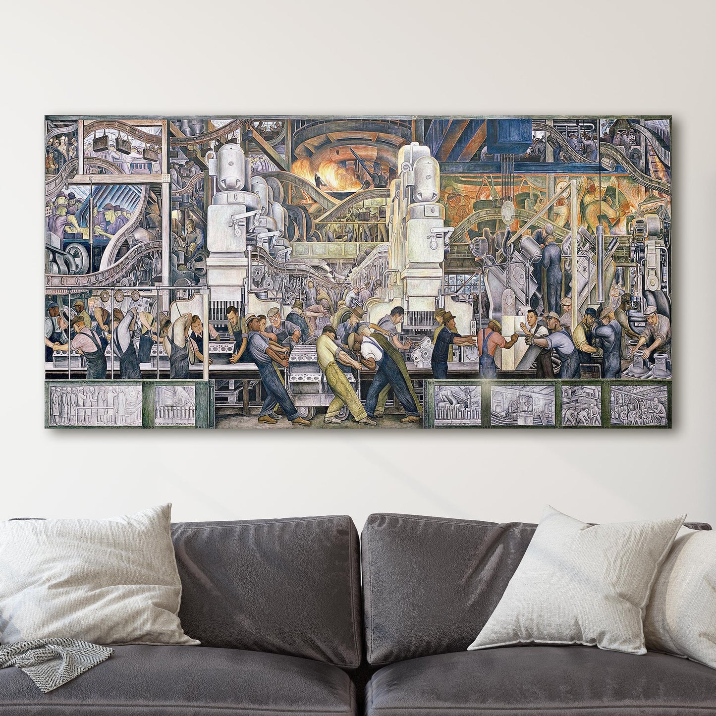 Detroit Industry, North Wall - Diego Rivera