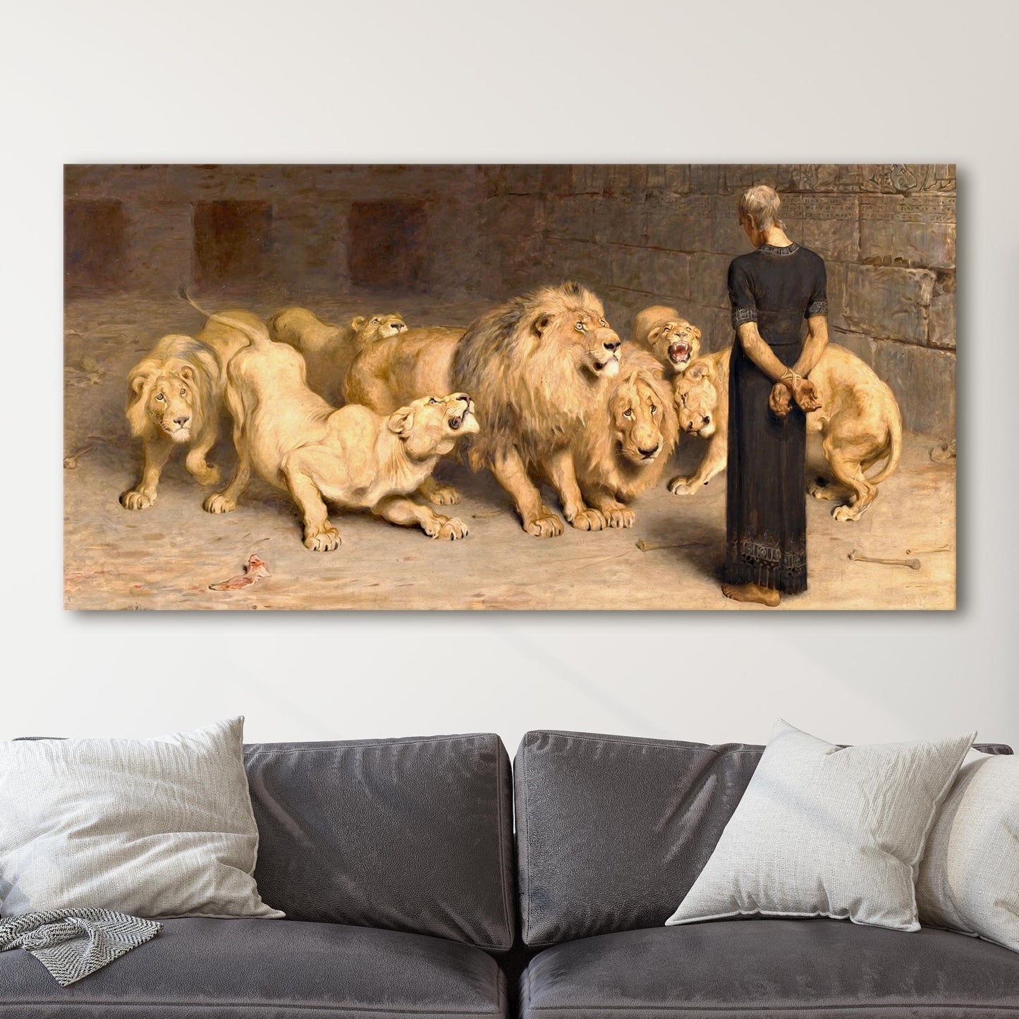 Daniel In The Lions Den 1872 By Briton Riviere