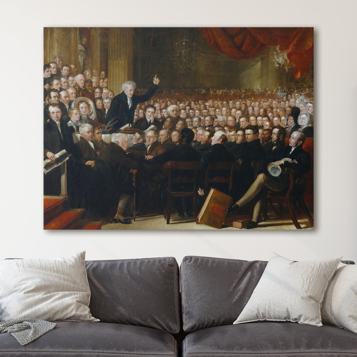 The Anti-Slavery Society Convention, 1840 by Benjamin Robert Haydon