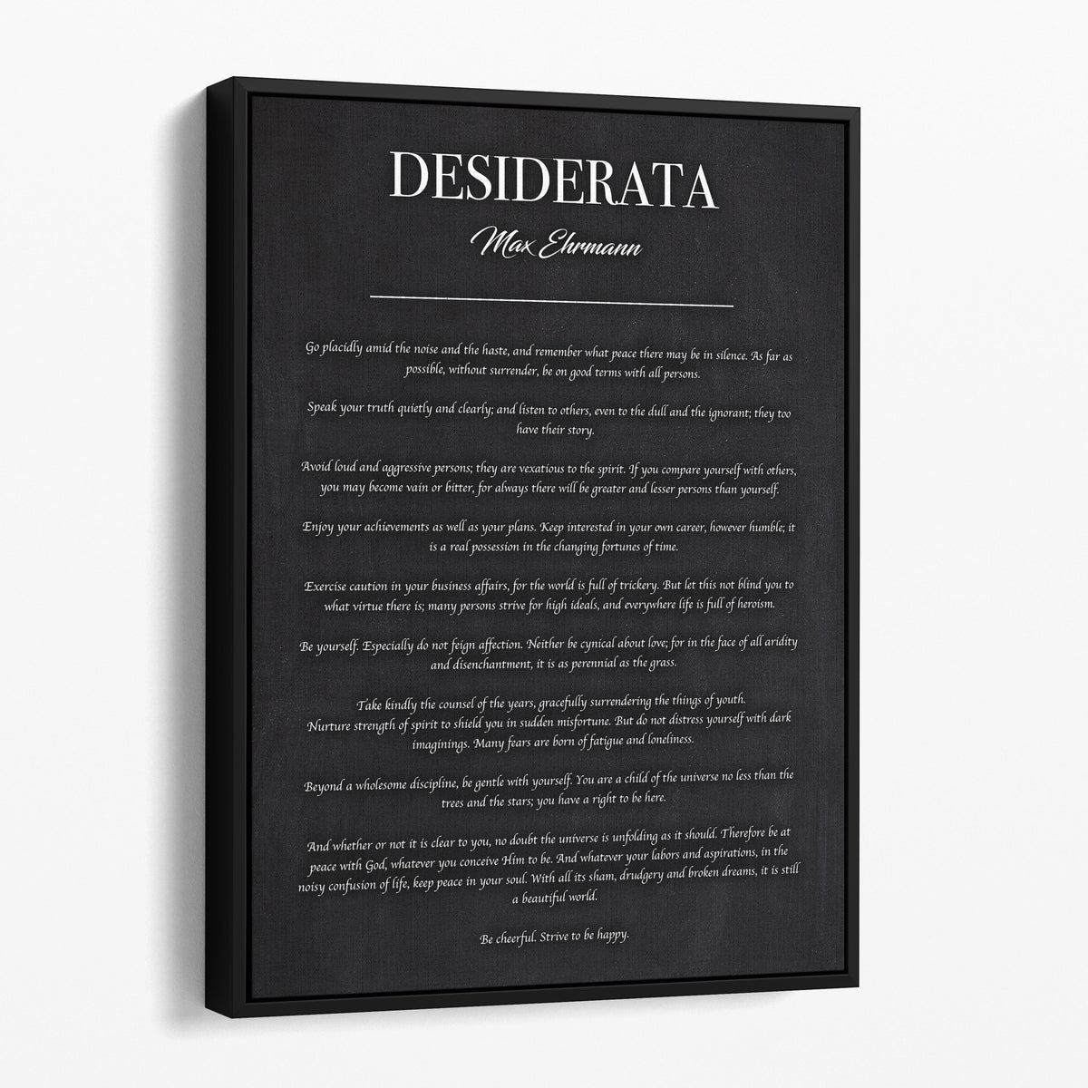 Desiderata - Max Ehrmann