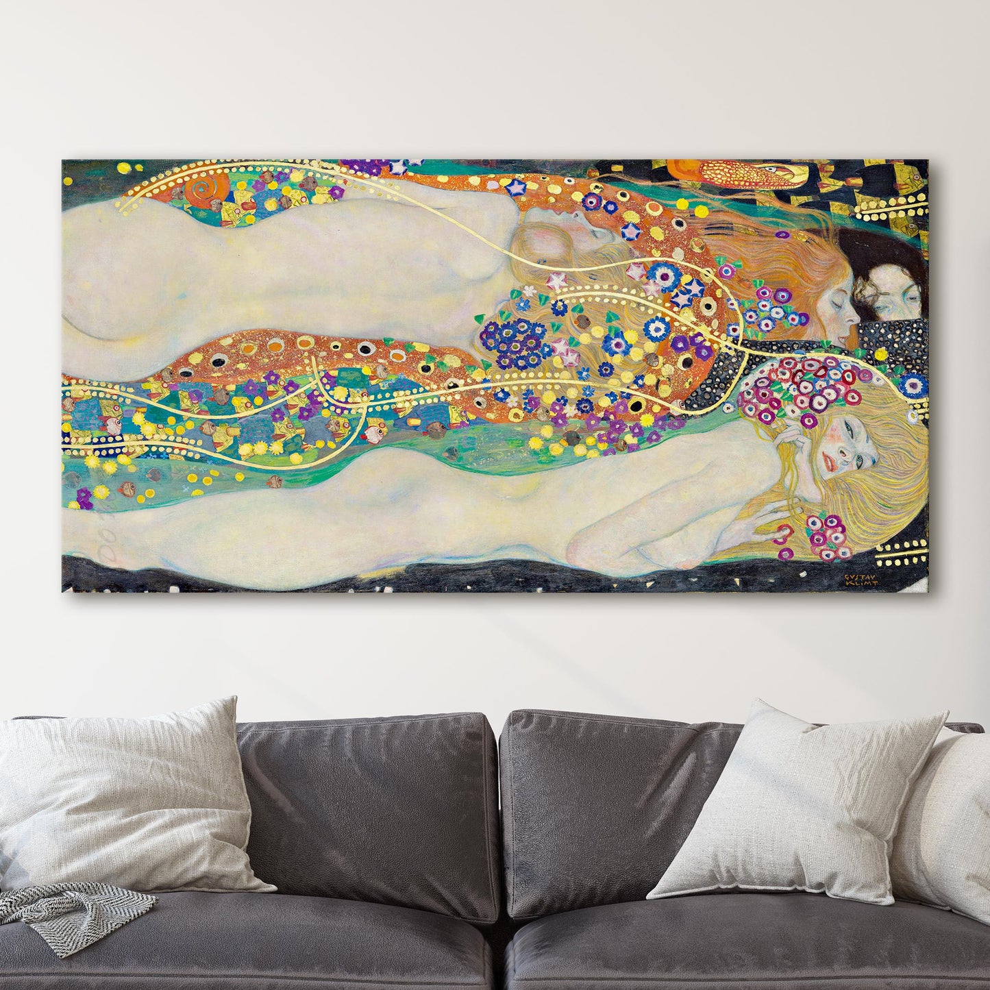 Water Serpents by Gustav Klimt