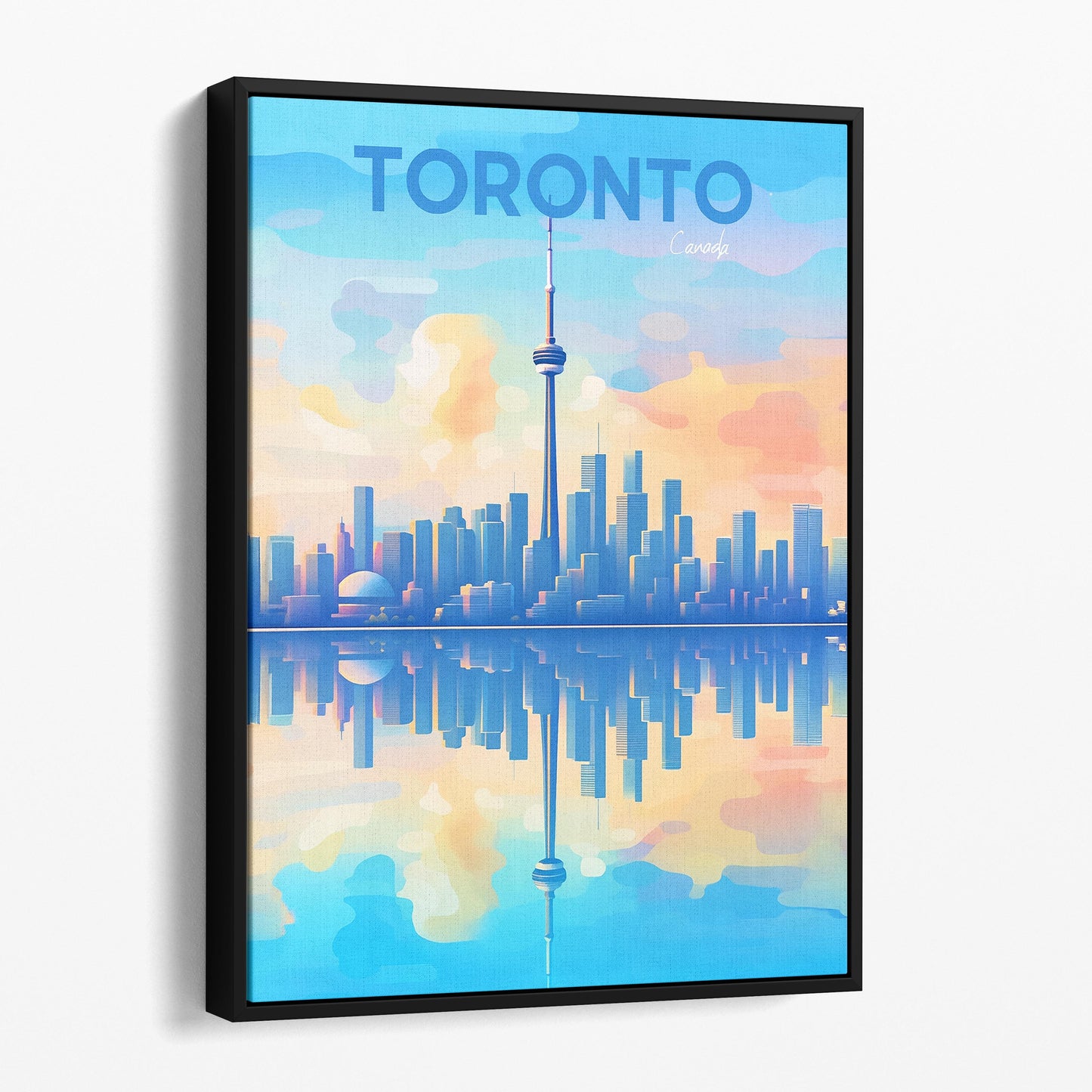 Toronto Canada Vintage Travel Poster